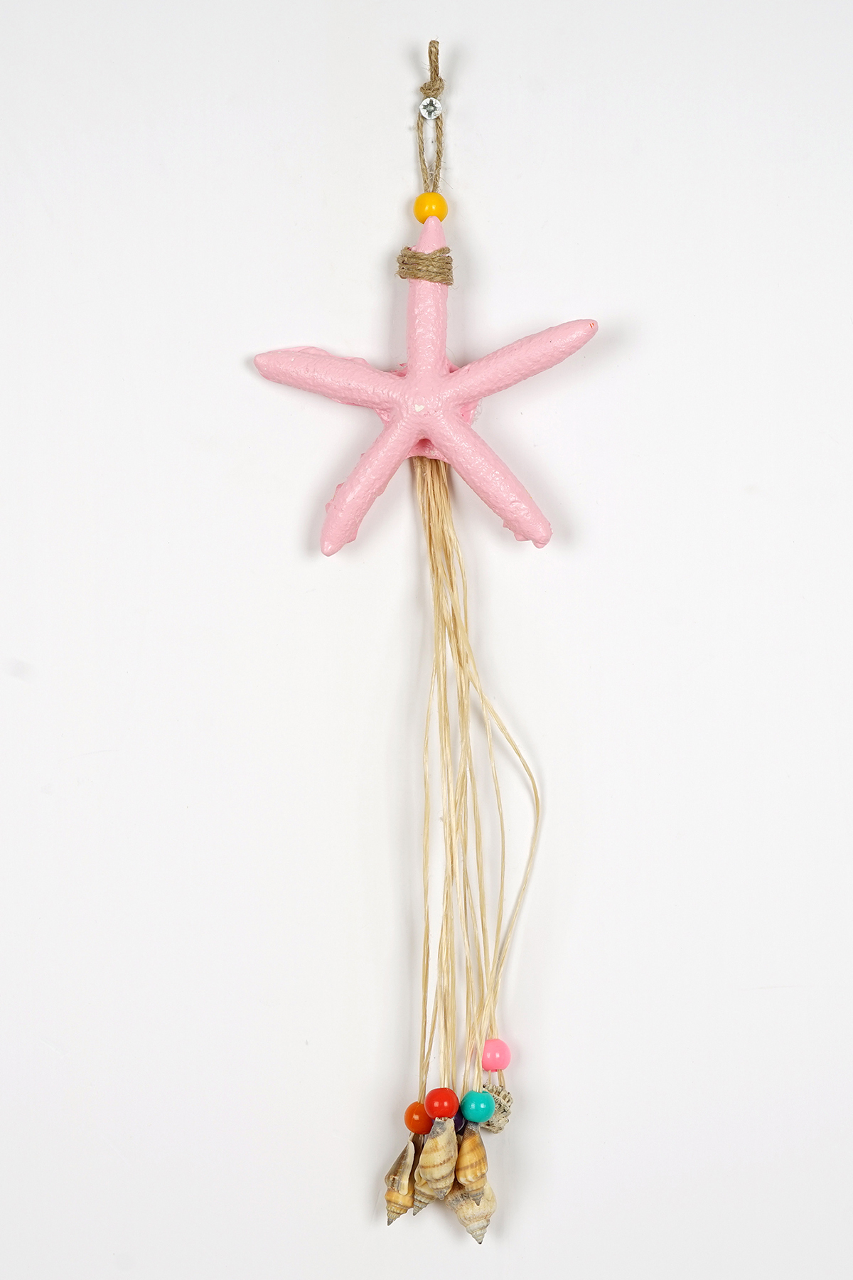 Decorative Shell Star Wall Ornament, Starfish Wind Bell
