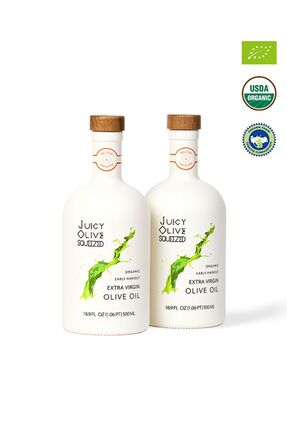 JUICY OLIVE SQUEEZED Relish & Smooth Organik Erken Hasat Natürel Sızma Zeytin...