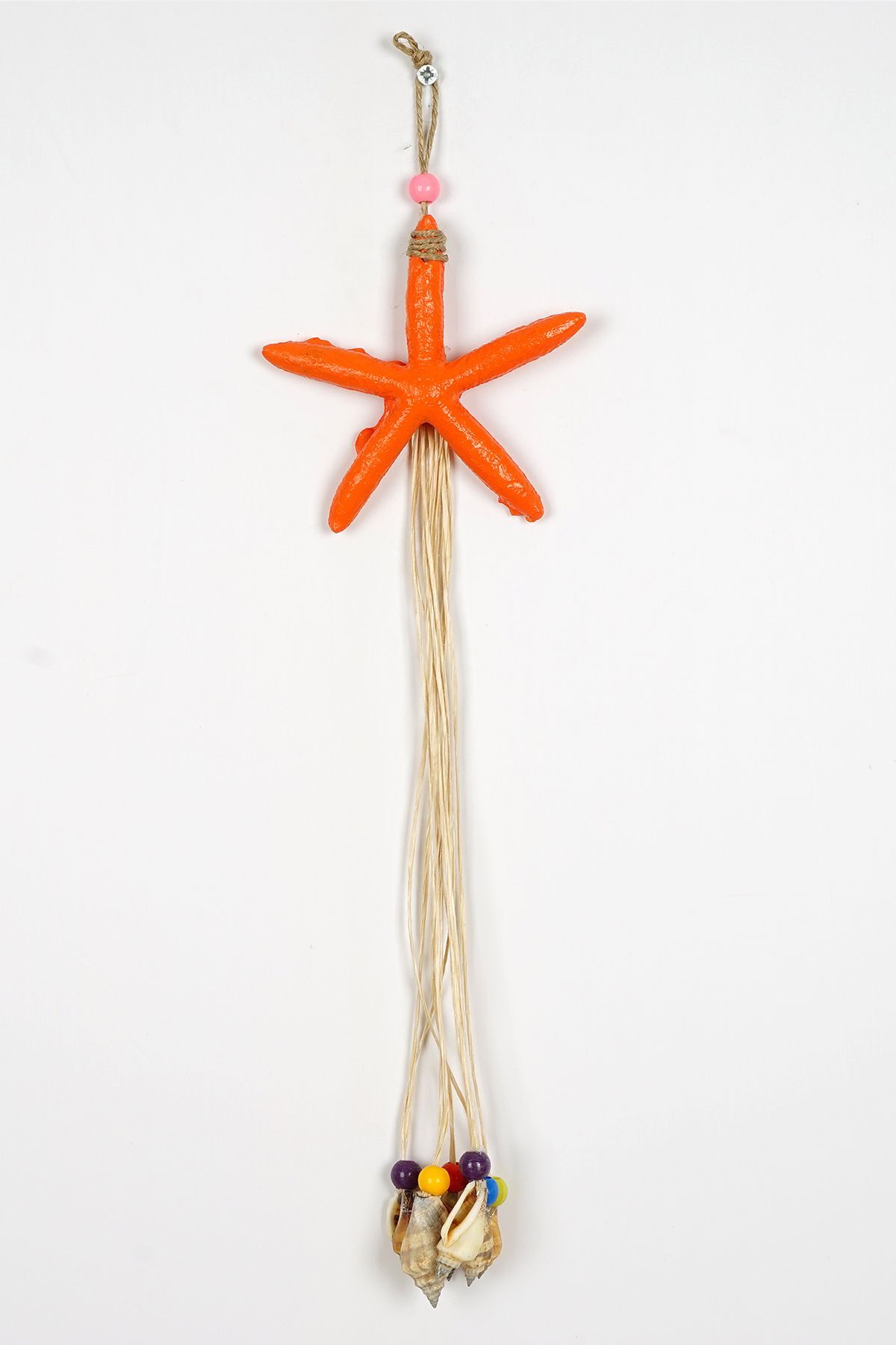 Decorative Shell Star Wall Ornament, Starfish Wind Bell