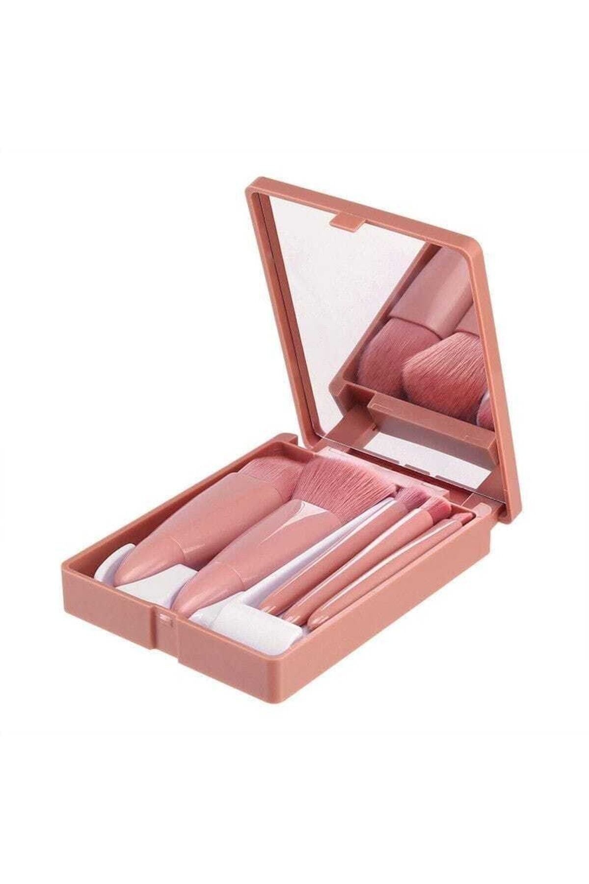 LİZAGOLD-Mirrored Brush Set with Transparent Box 2