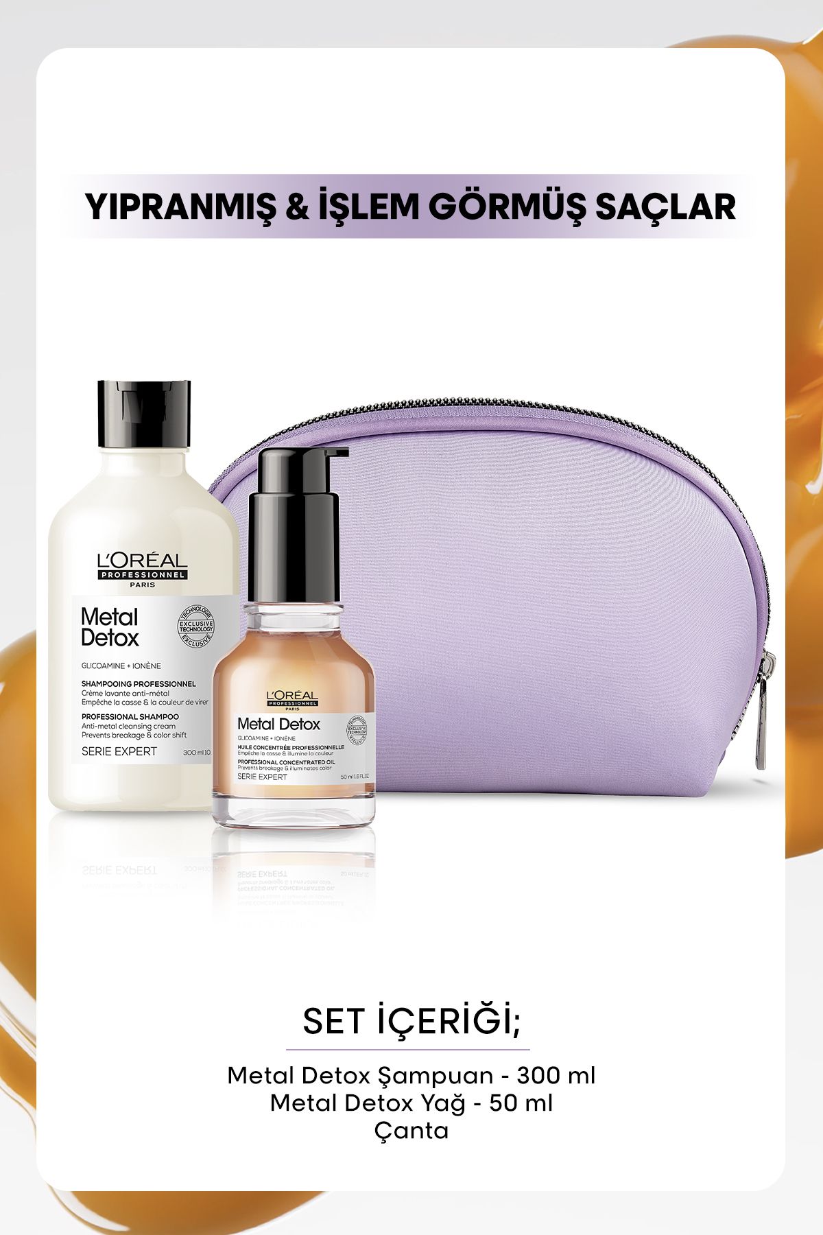 ست مراقبت از موی ضد فلز Detox Serie Expert برای موهای درمان شده و آسیب دیده L'oreal Professionnel