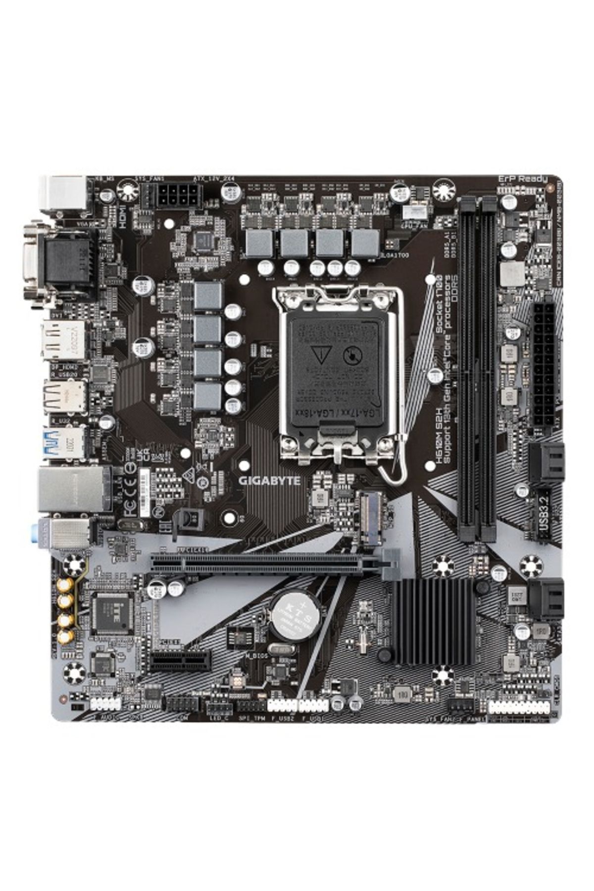 Материнская плата gigabyte h610m s2h v3 ddr4