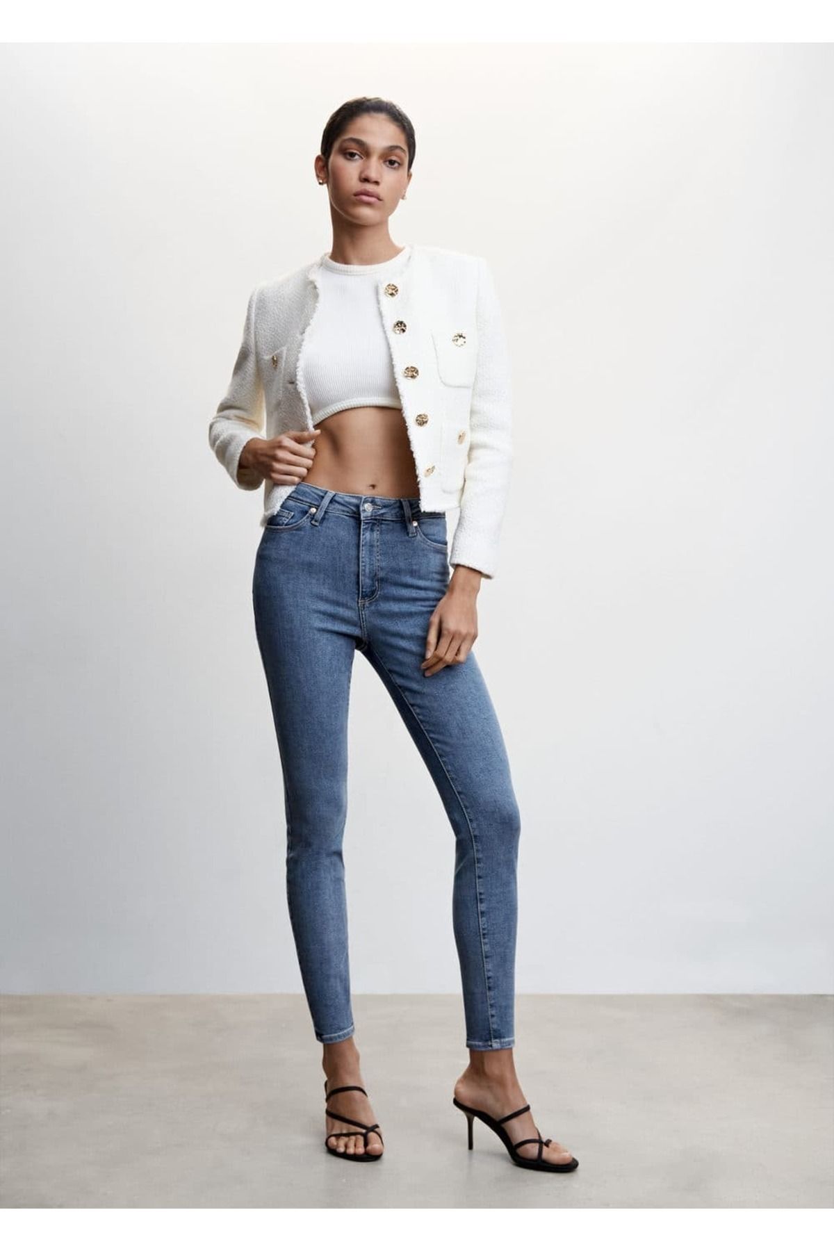 Yüksek Bel Skinny Jean