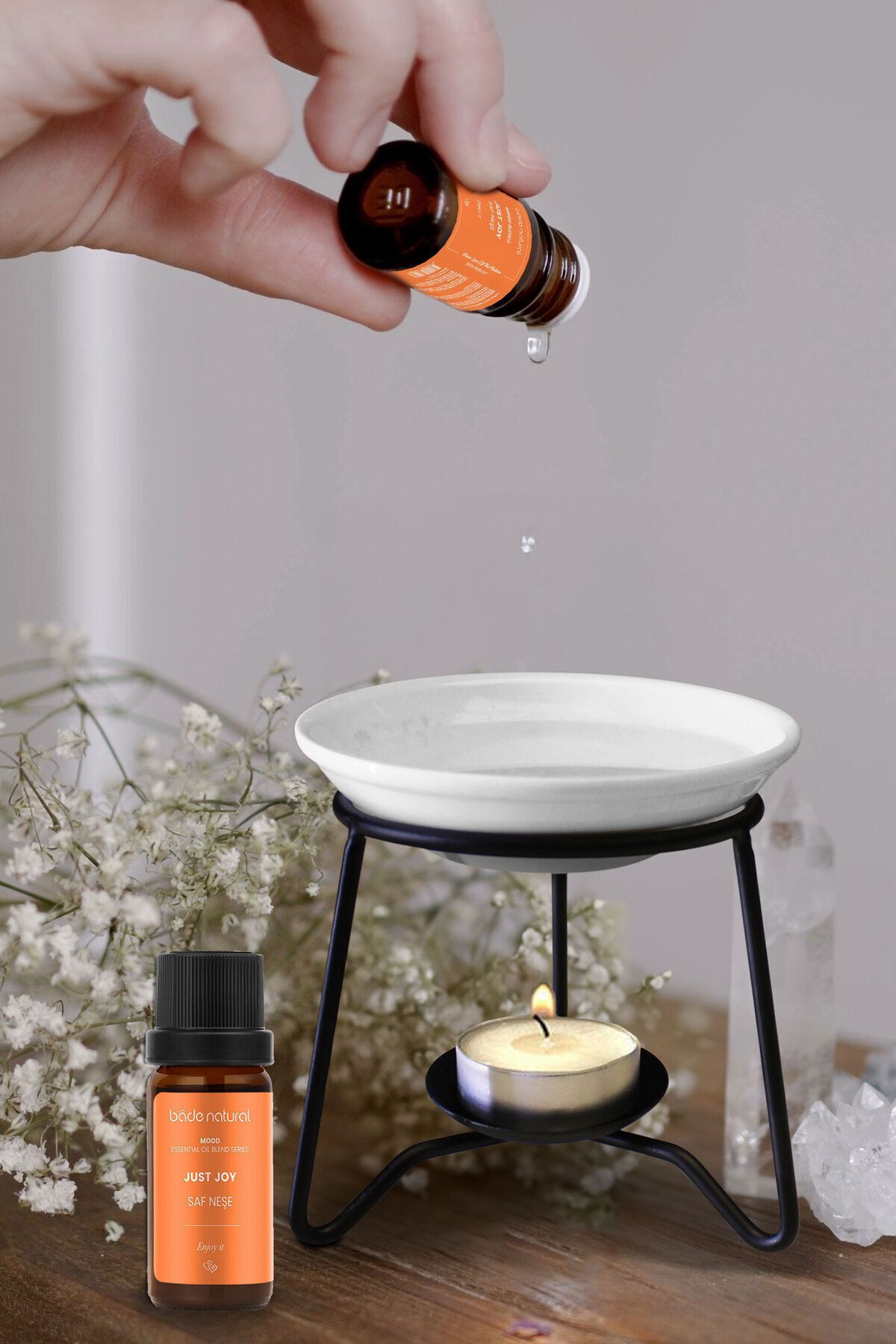 روغن مراقبتی مخلوط آروماتراپی جوی خالص 10 میل Bade Natural