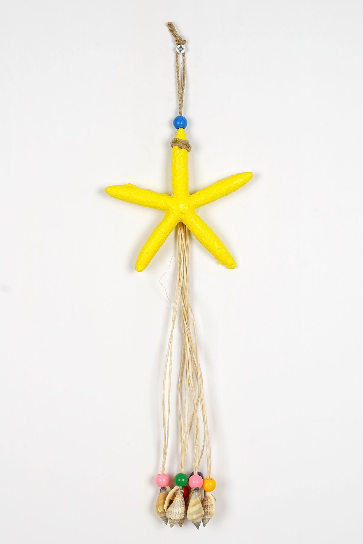 Decorative Shell Star Wall Ornament, Starfish Wind Bell