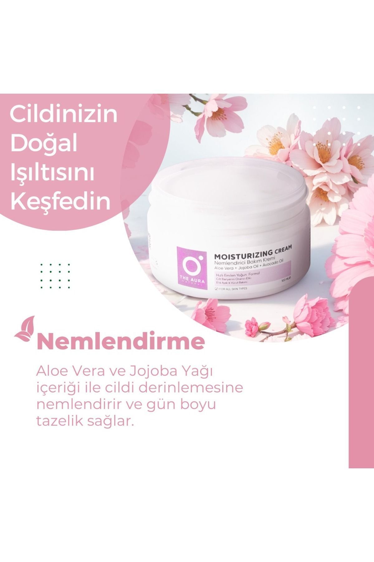 The Aura-100 ml Moisturizing Cream - Moisturizing Care Cream 2