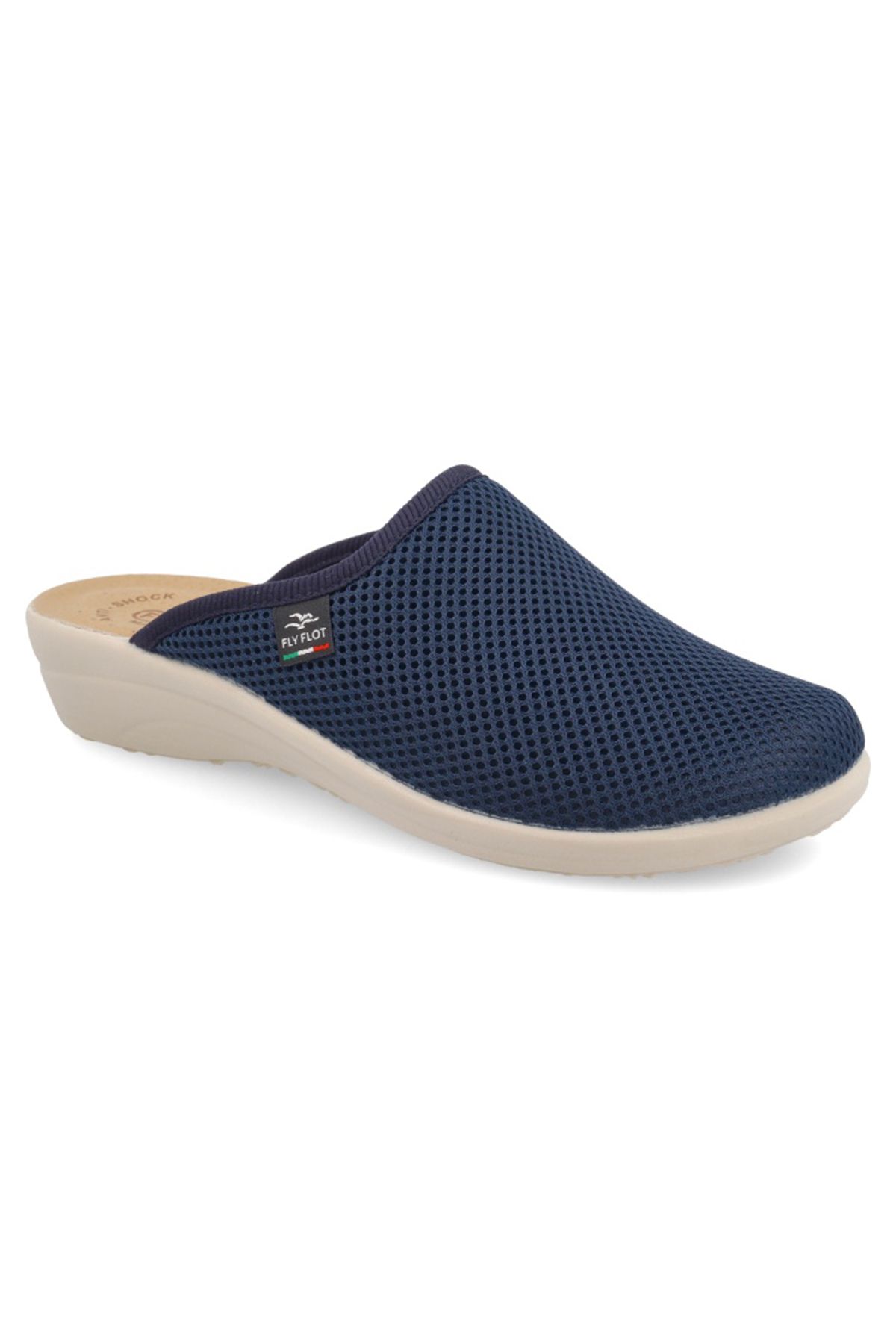 Fly Flot T4 368 FE Fly Flot Cloth Woman Slipper for Women Girls Blue Trendyol