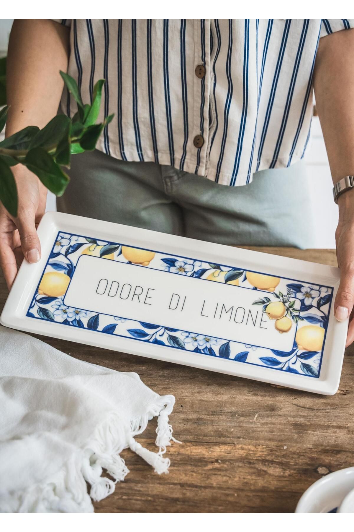 The Mia-Odore Di Limone Rectangular - 35x16 cm Service ODL0008 4