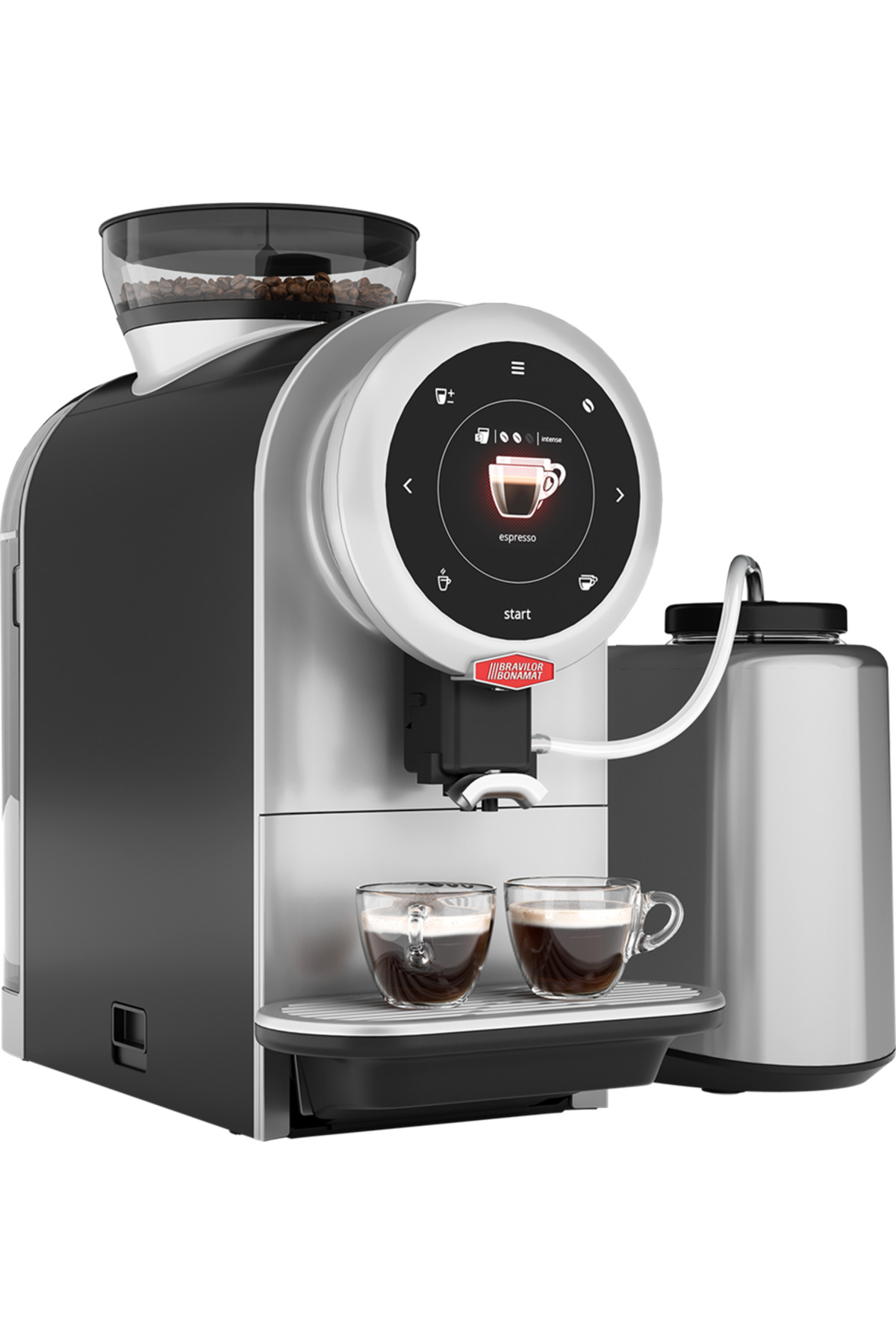 SPRSO Otomatik Espresso Kahve Makinesi, Süt Soğutuculu 3