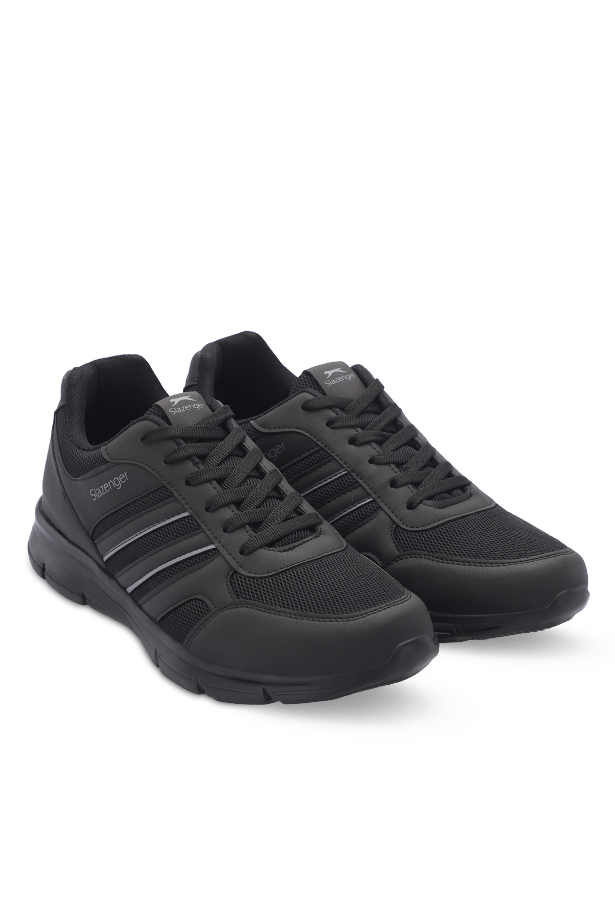 کفش اسنیکر اسلازنگر مردانه پارچه مشکی Big size/سایز بزرگ راسته      اسپرت | Slazenger SA14RE180 TR - تصویر 2