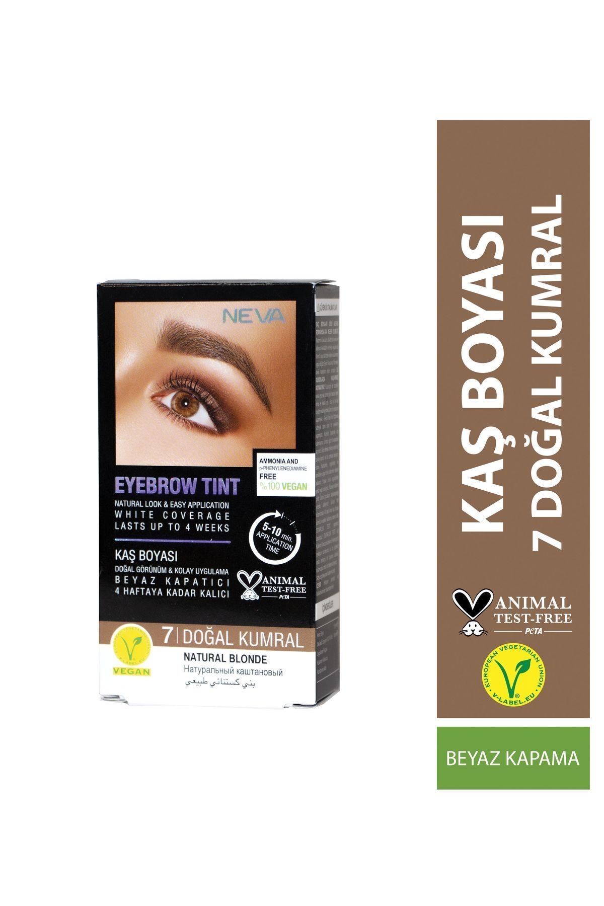 Neva Kaş Boyası Seti (vegan) 7 DOĞAL KUMRAL - Natural Blonde OTR09 EYEBROW 7