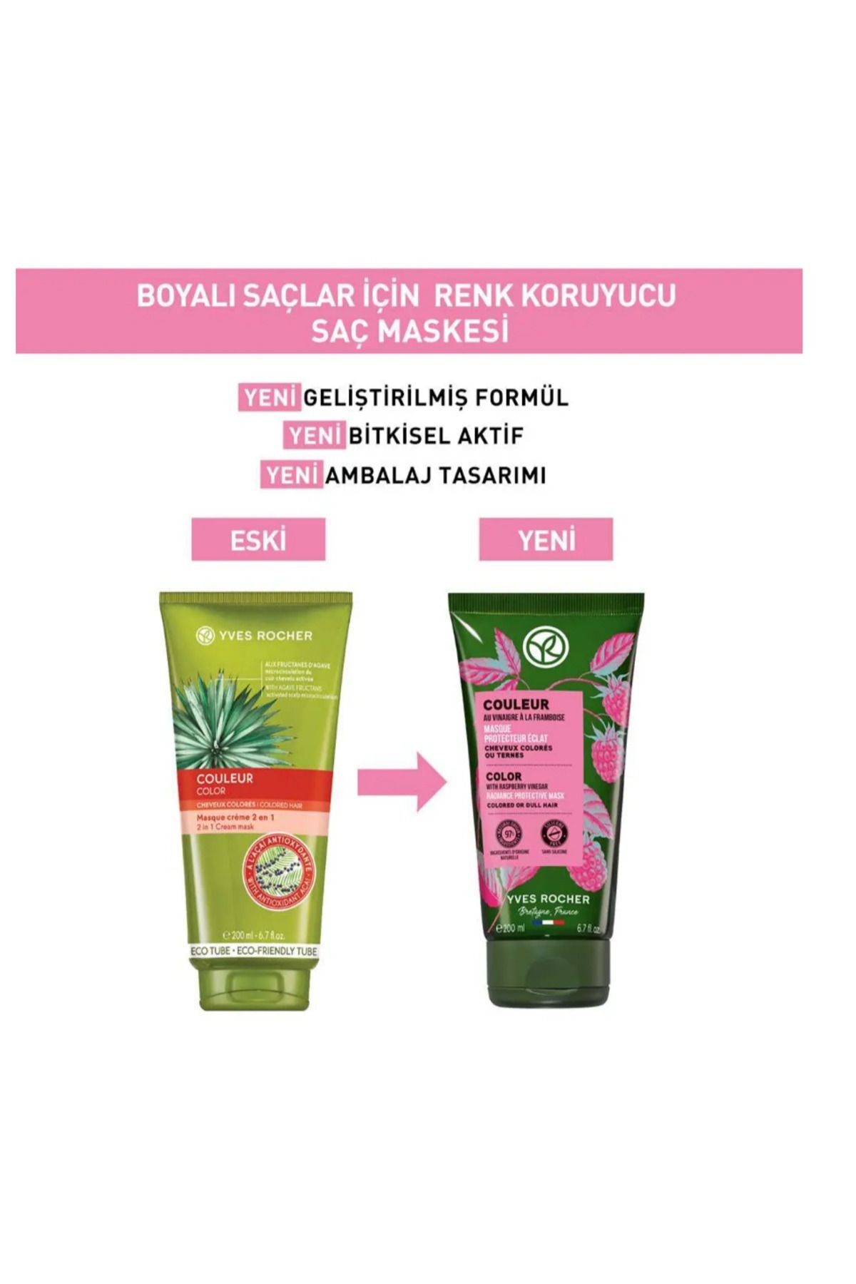 Bakır ve Kızıl Saçlar için Renk Koruyucu Saç Maskesi - Boyalı Saçlar 200 ml — HAİRMASK — تصویر 2 از 7
