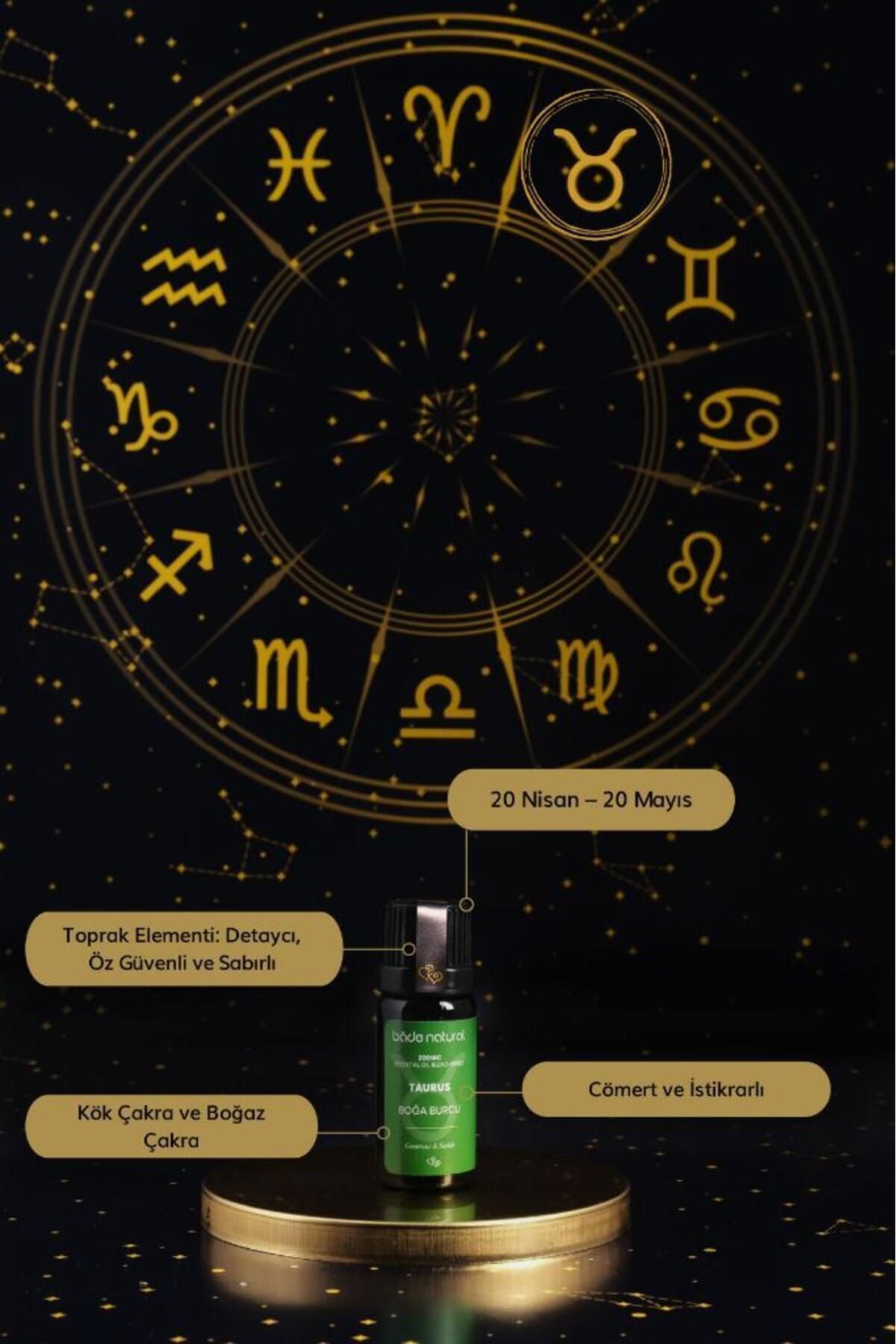 مخلوط آروماتراپی Taurus 10 میلی لیتر Bade Natural
