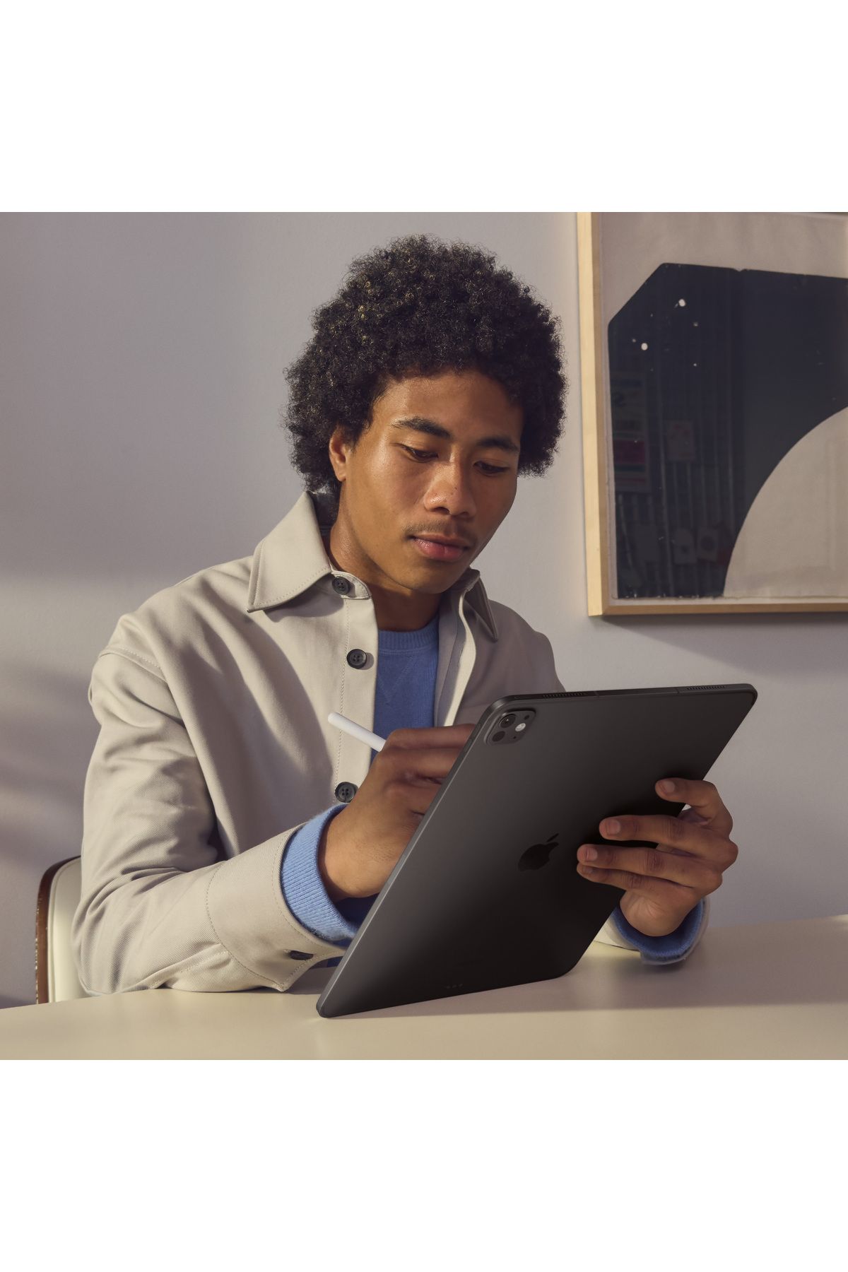 11-inch iPad Pro WiFi + Cellular 1TB with Nano-texture cam - Uzay Siyahı - 7