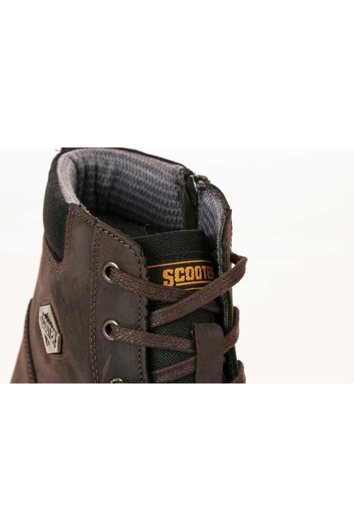 بوت مردانه قهوه ای Scooter | M5121CKO اورجینال - تصویر 6