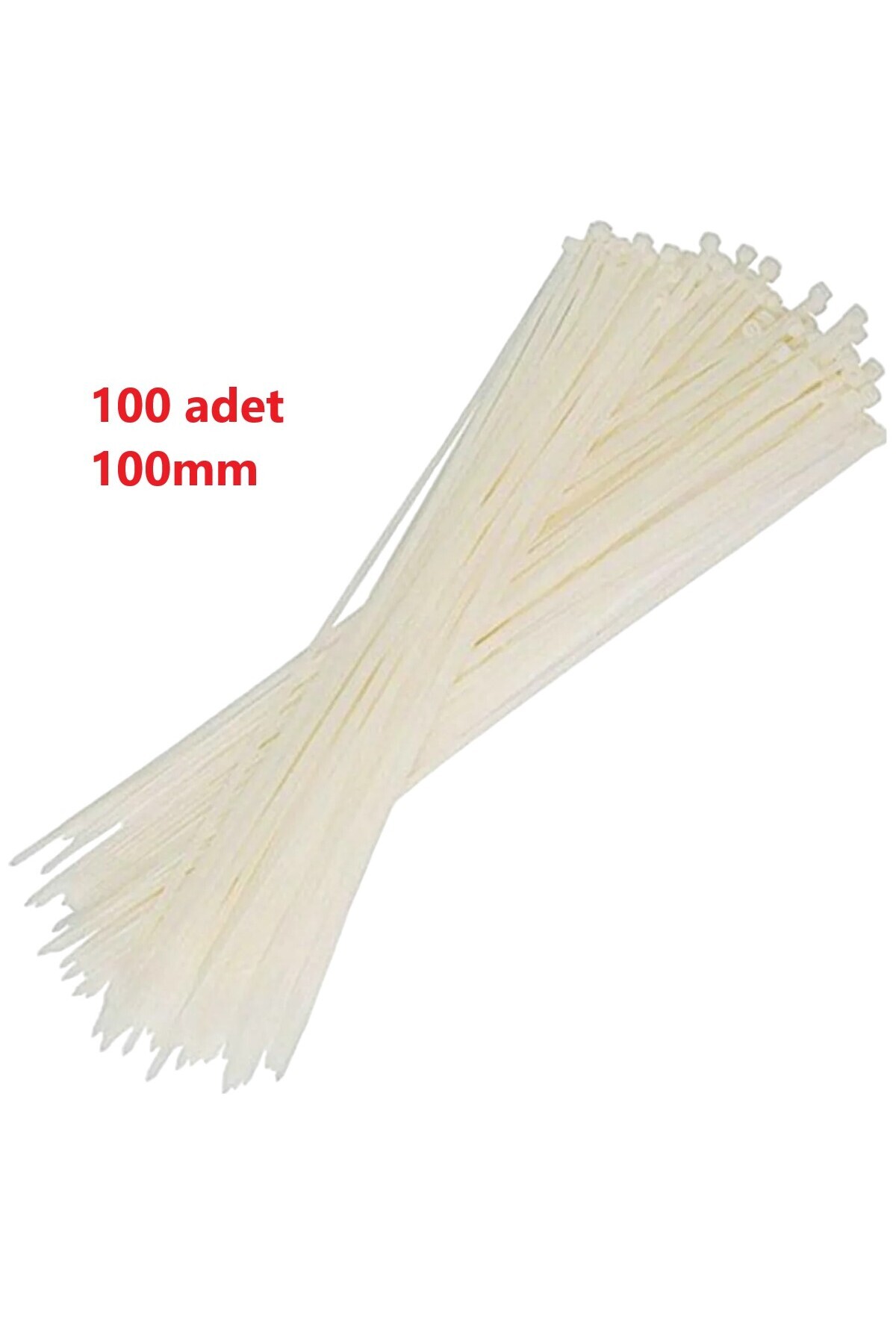 Wanderlust 100 Adet 2.5x100mm Plastik Kablo Bağı Kelepçe Seti - Kablolama ve Düzenleme İçin Mükemmel Çözüm!