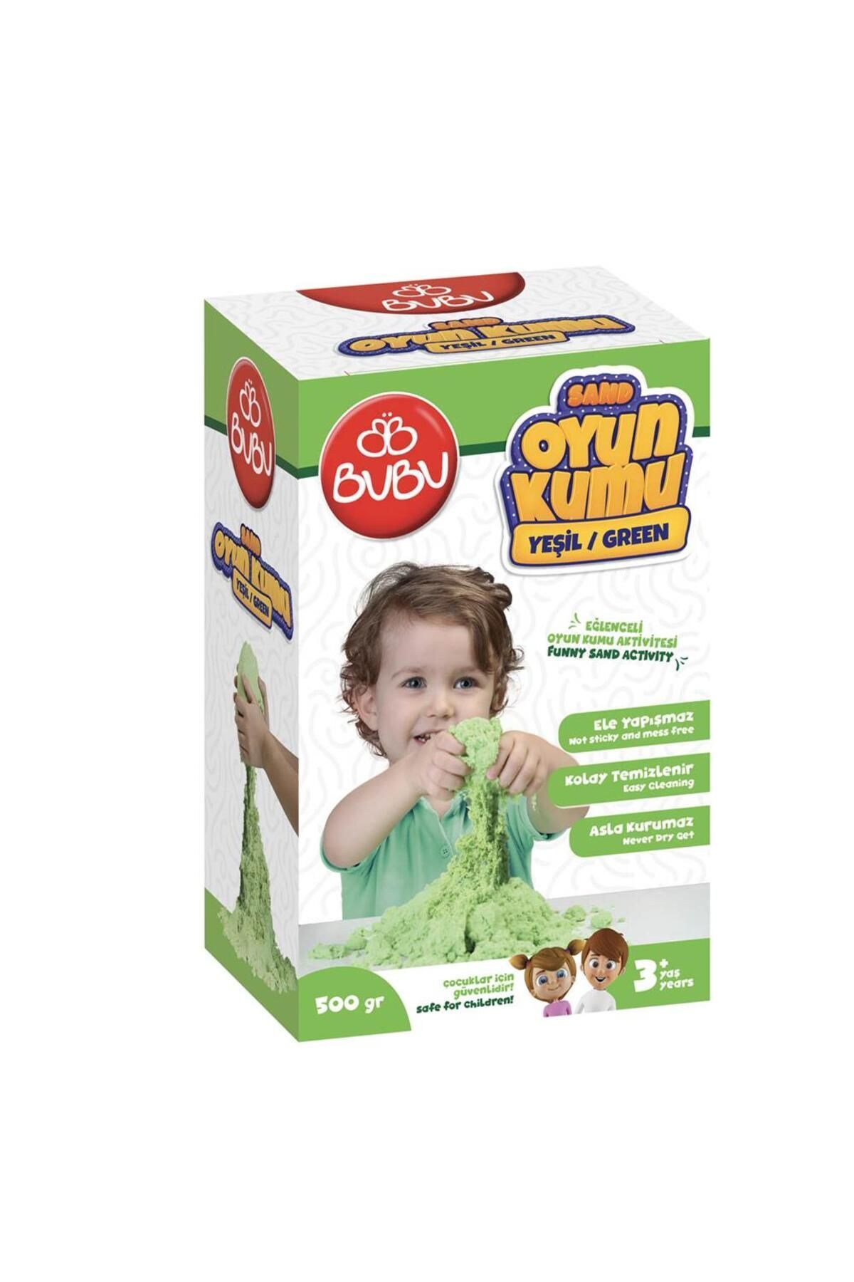 Bu-Bu Oyun Kumu 500 Gr. Yeşil
