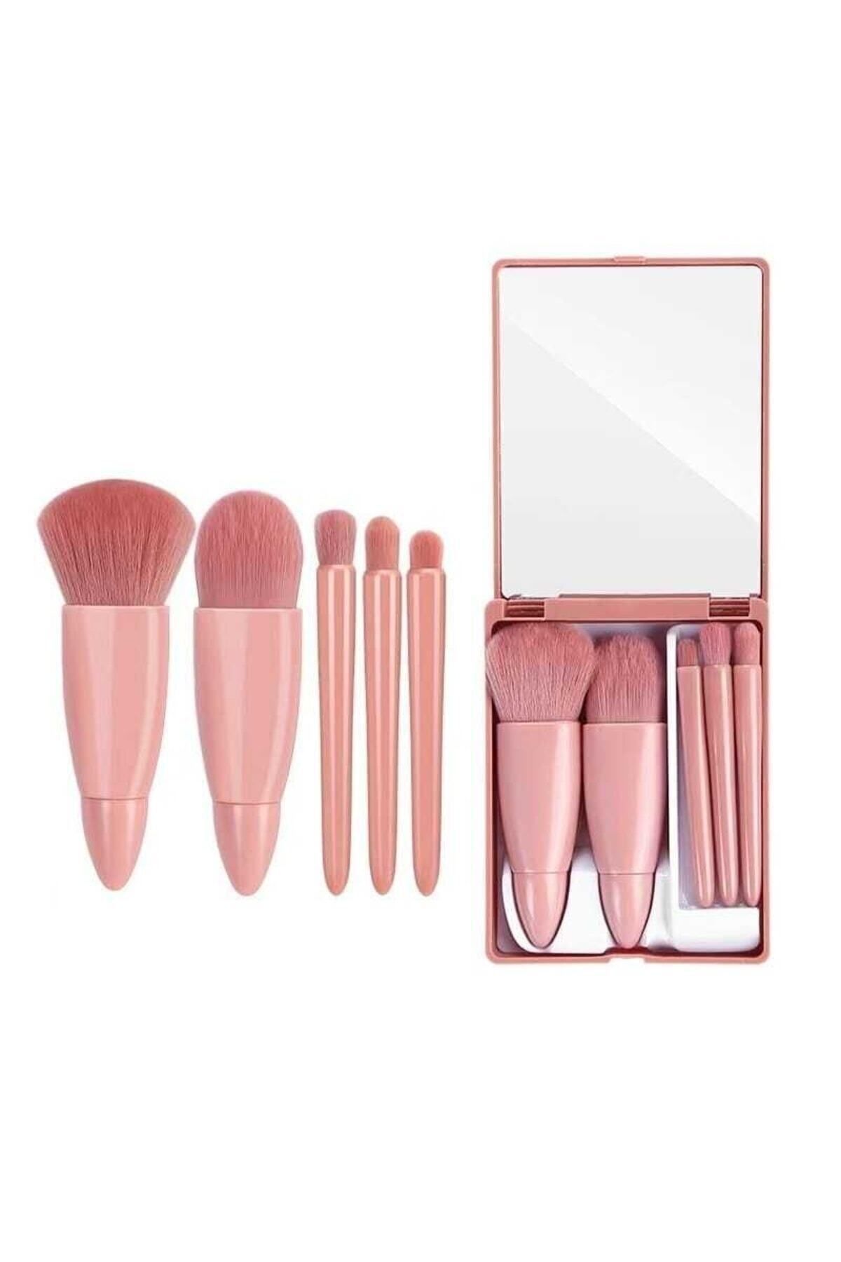 LİZAGOLD-Mirrored Brush Set with Transparent Box 3