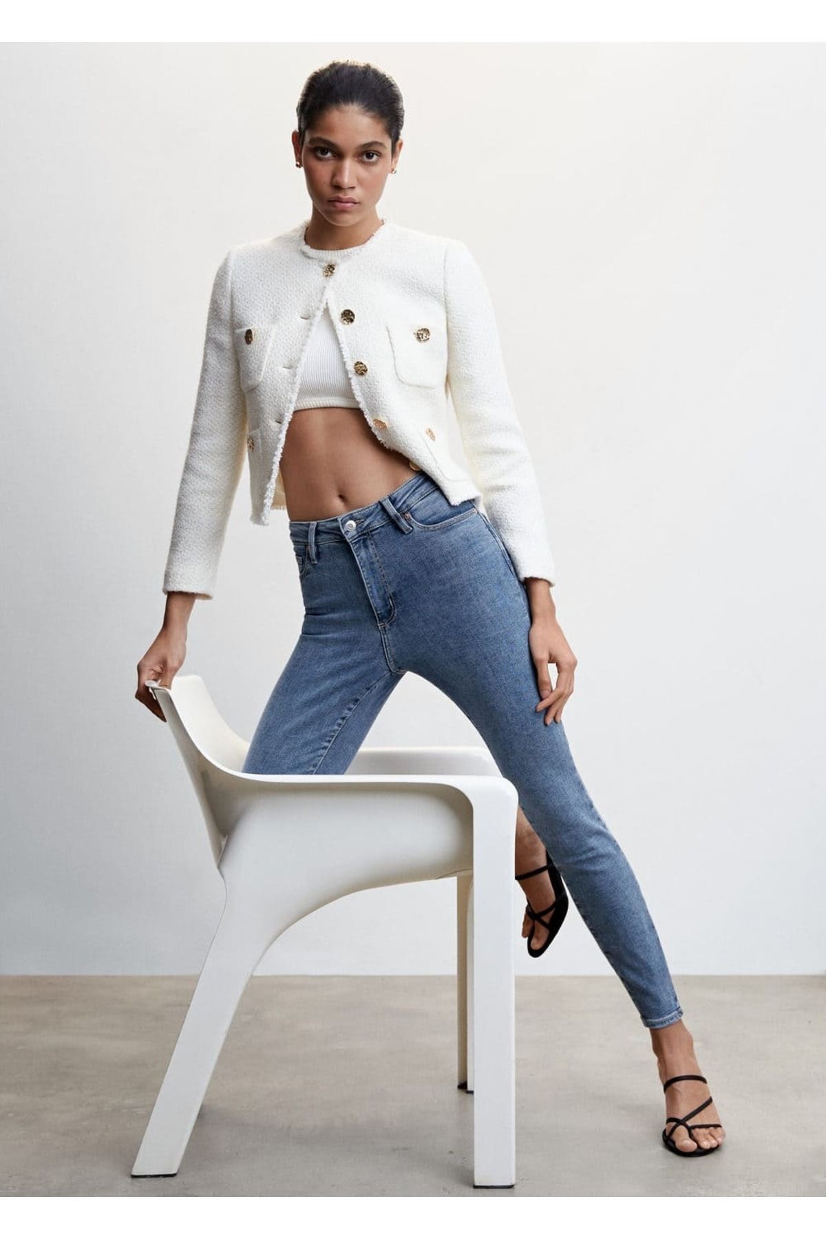 Yüksek Bel Skinny Jean