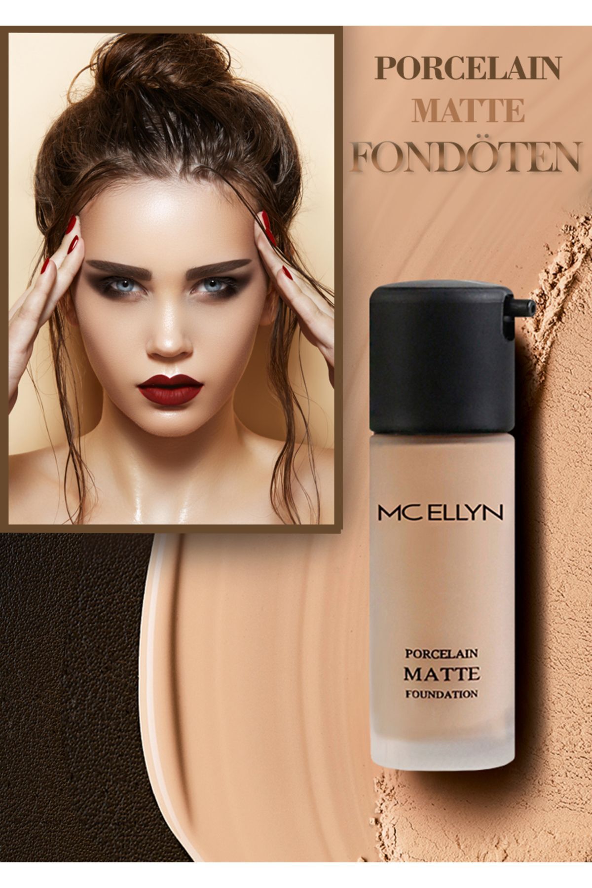 Fondoten Mc Ellyn Porcelaın Matte Foundatıon 03