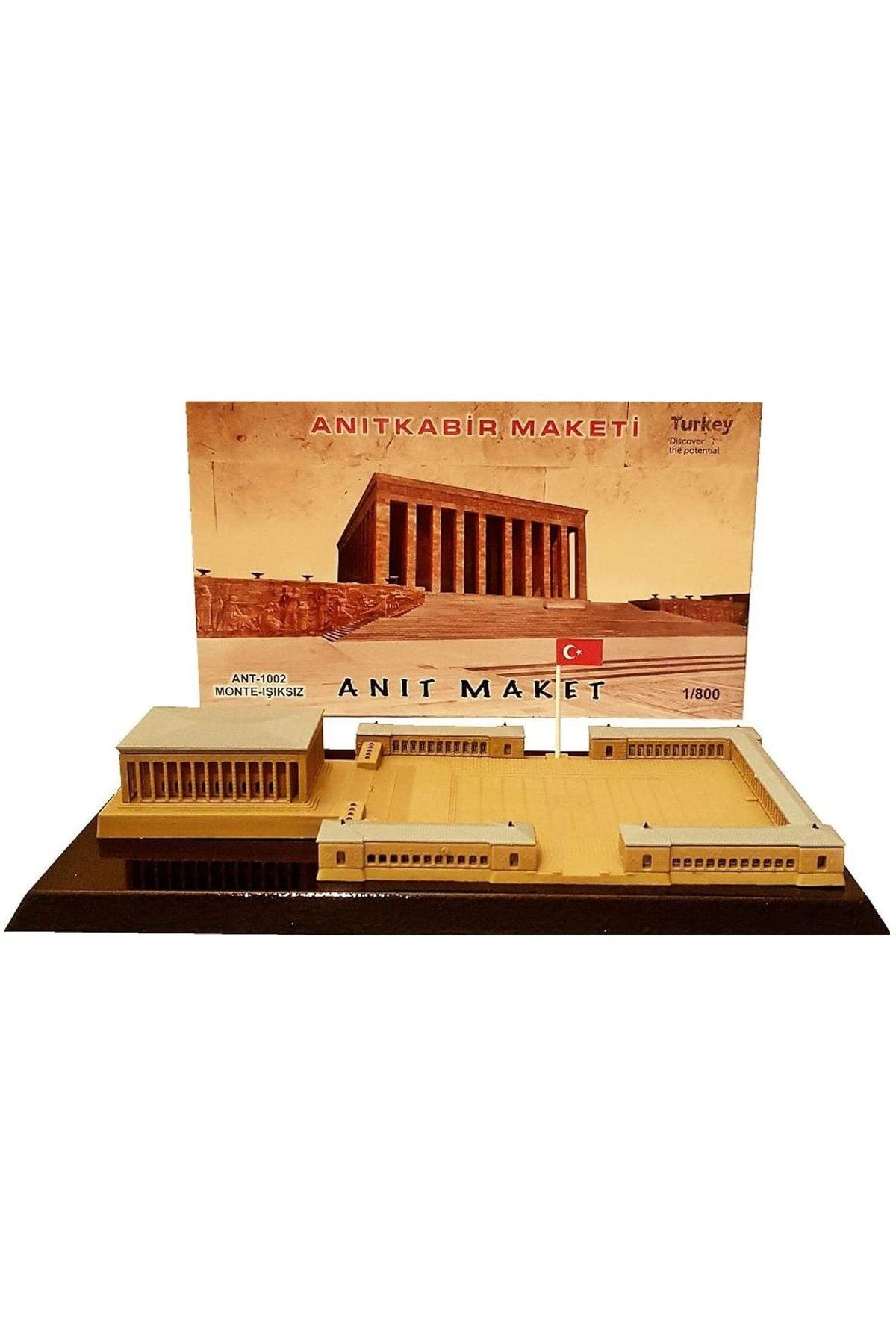 Anıt Maket-نموذج Anıtkabir مثبت بمقياس 29x17 سم 1/800 2