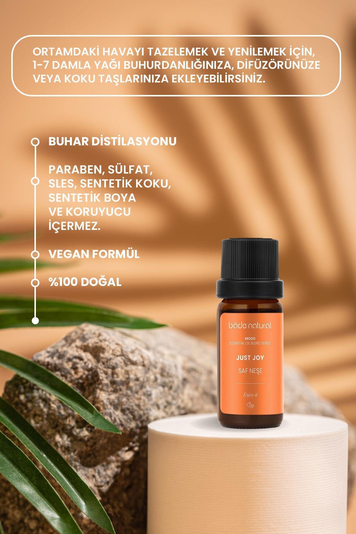 روغن مراقبتی مخلوط آروماتراپی جوی خالص 10 میل Bade Natural
