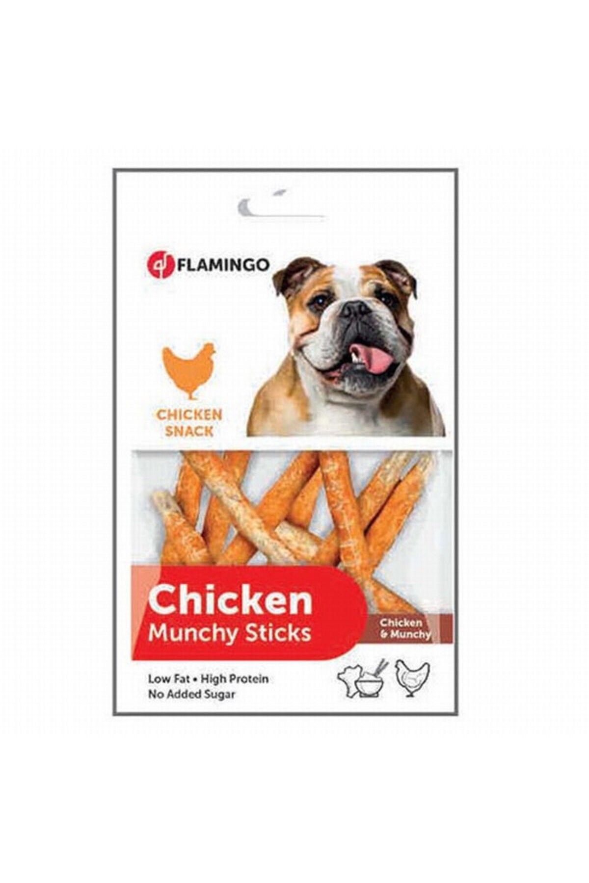 Flamıngo Chicken Tavuk Eti Sargılı Munchy Köpek Ödülü 85 gr