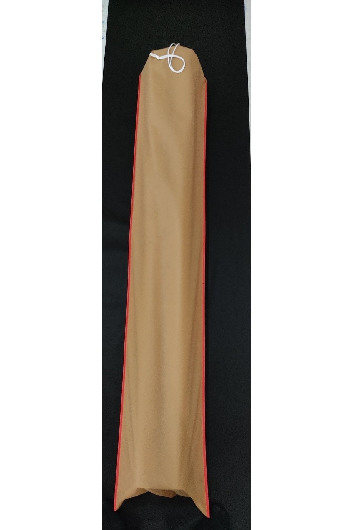 Halı Kılıfı, 6 M² Halı Için 220*40 Cm, Halı Hurç, Halı Saklama Koruyucu Ve Taşıma Torbası., Bej renk-Kırmızı Kenar şerit