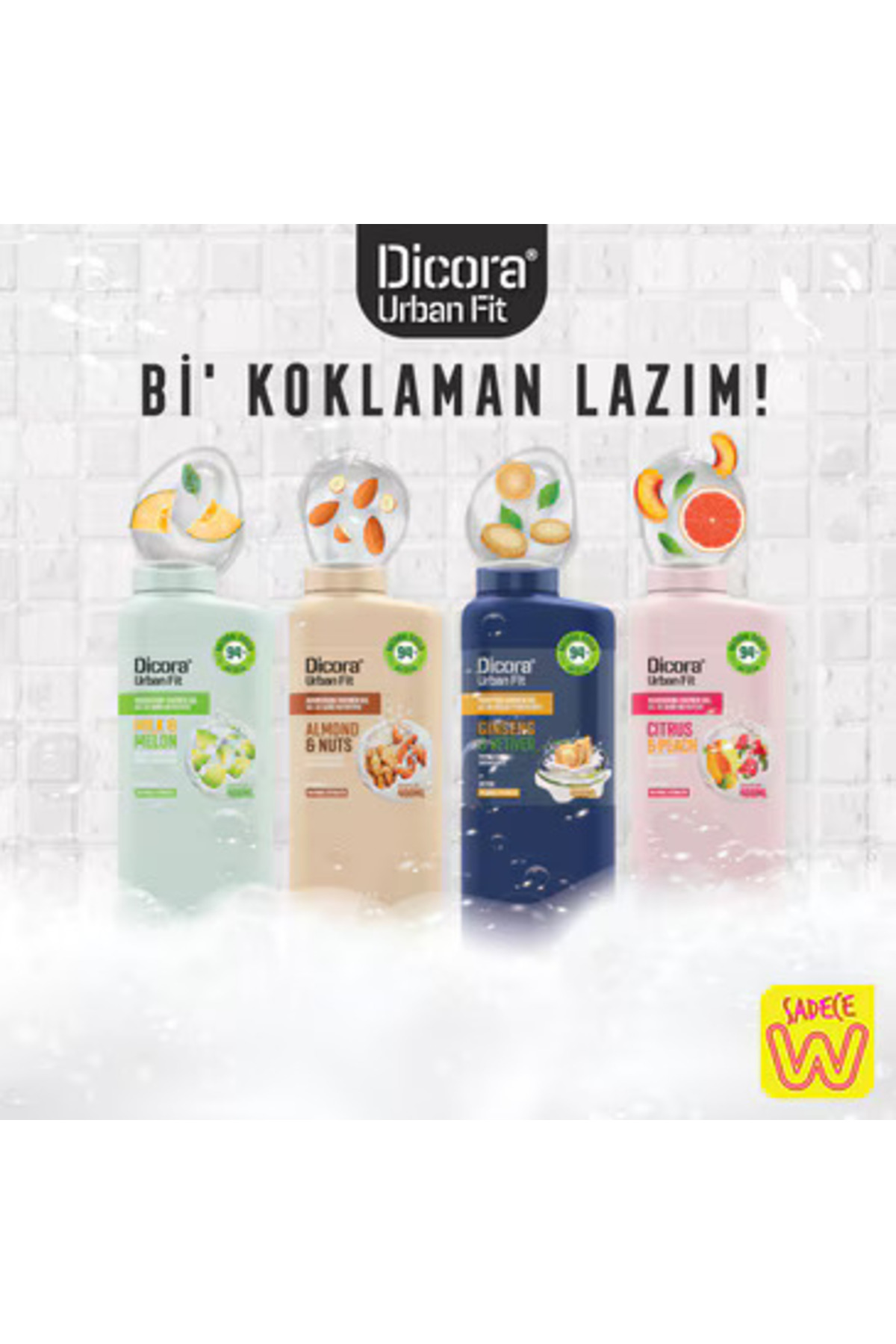 ژل و کرم دوش زنانه – مردانه  DICORA URBAN FIT | EMA268731 اورجینال - تصویر 3