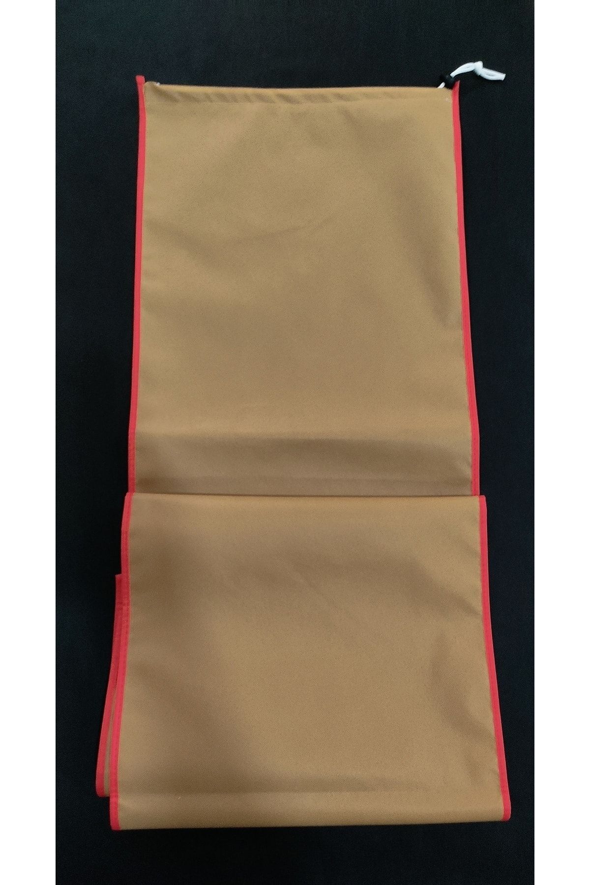 Halı Kılıfı, 6 M² Halı Için 220*40 Cm, Halı Hurç, Halı Saklama Koruyucu Ve Taşıma Torbası., Bej renk-Kırmızı Kenar şerit