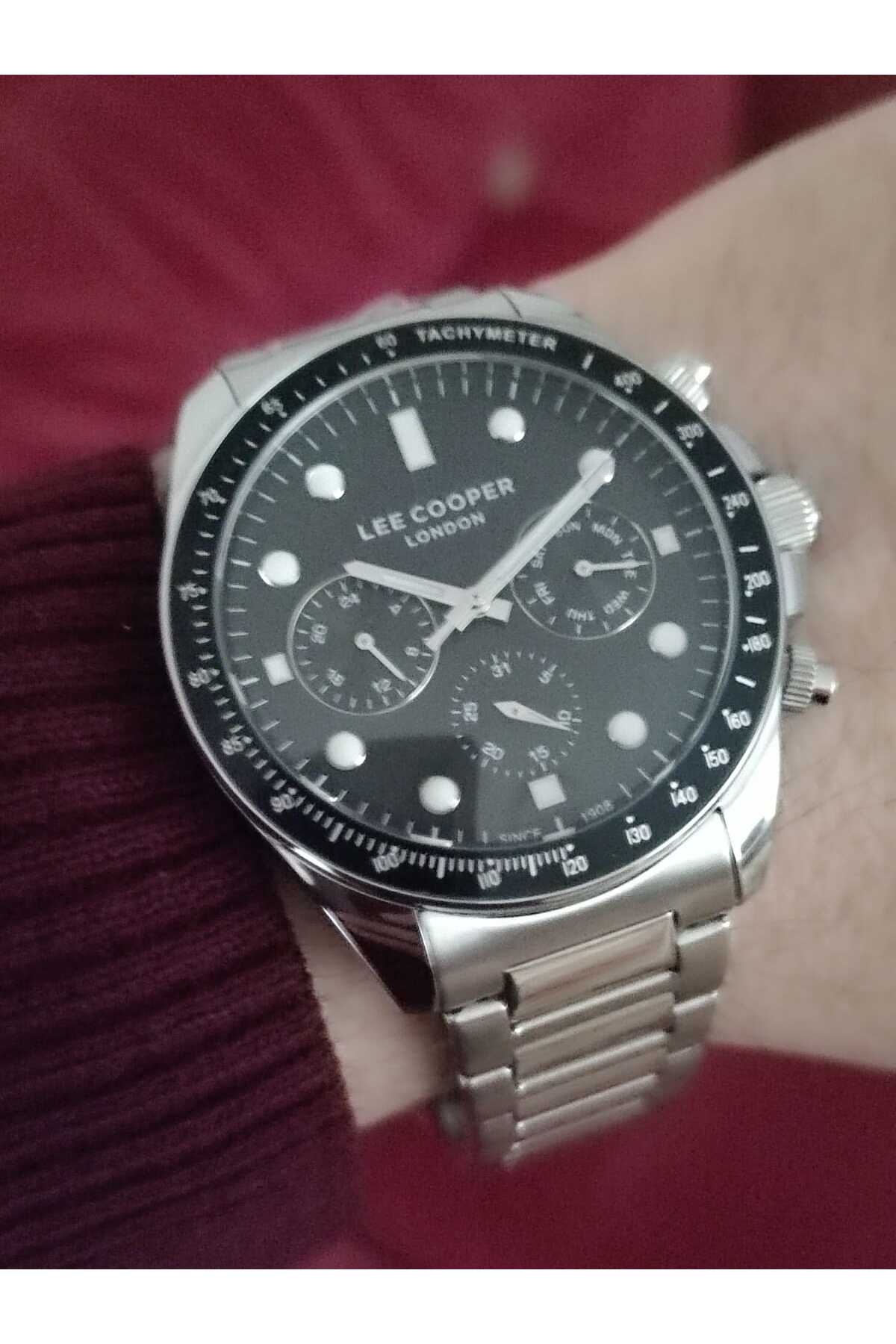 ساعت مردانه نقره اي لی کوپرLee Cooper | dop15635786igo اورجینال - تصویر 4