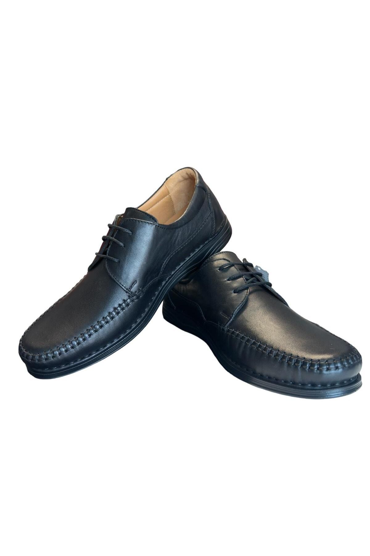 کفش های کژوال مردانه چرمی واقعی روزانه روزمره راحت BESS SHOES
