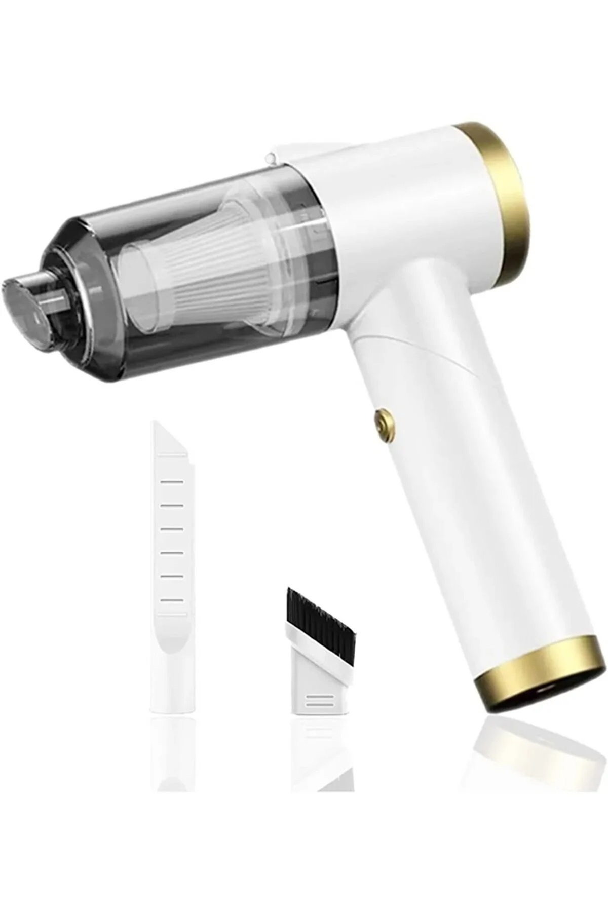 HASUBA Araç Içi Kablosuz Süpürge Mini El Süpürgesi Şarj Edilebilir Katlanır Portatif Tasarım