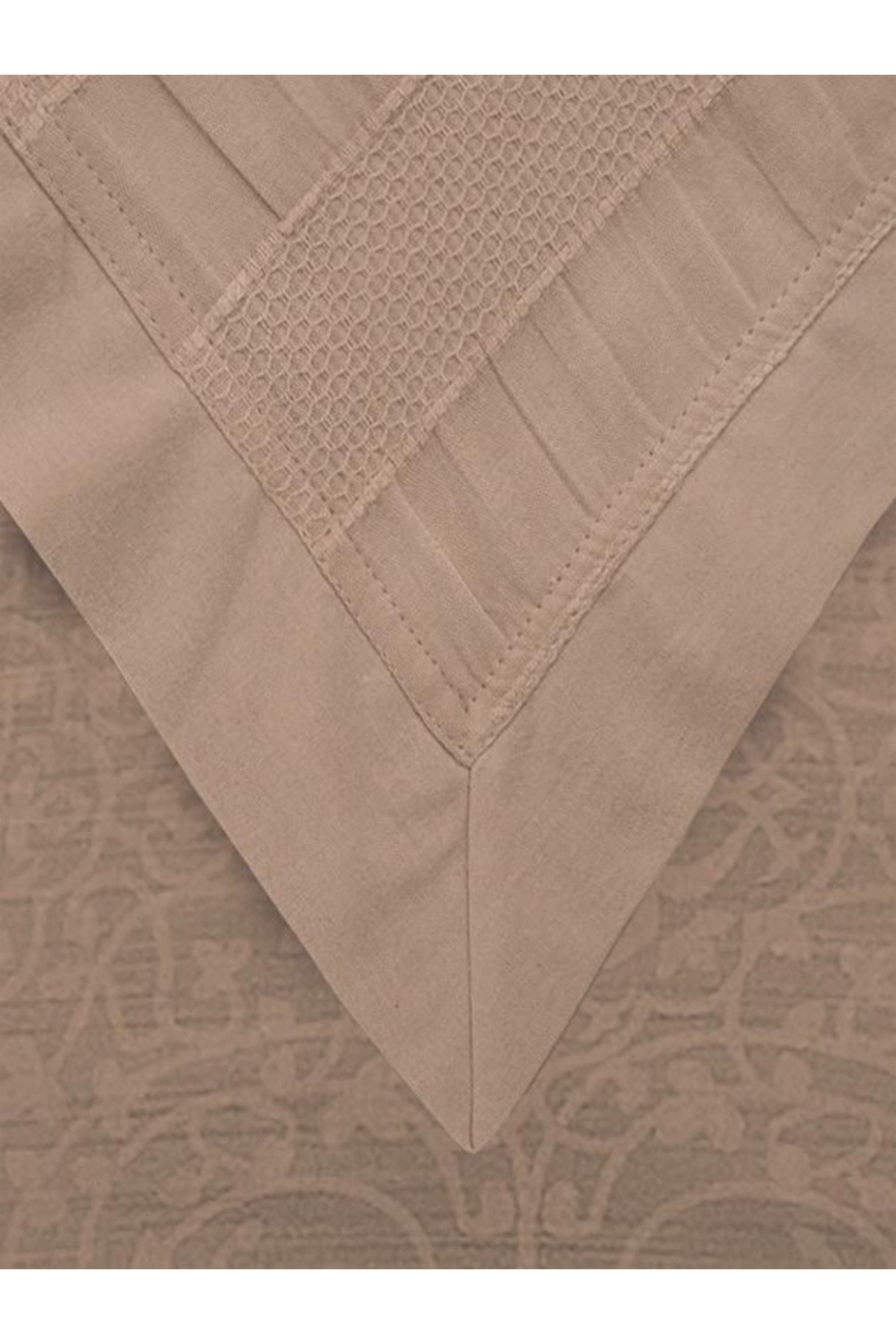 River Core %100 Pamuklu Fitted Çarşaflı Çift Kişilik Pike Takımı 230x250 cm 4