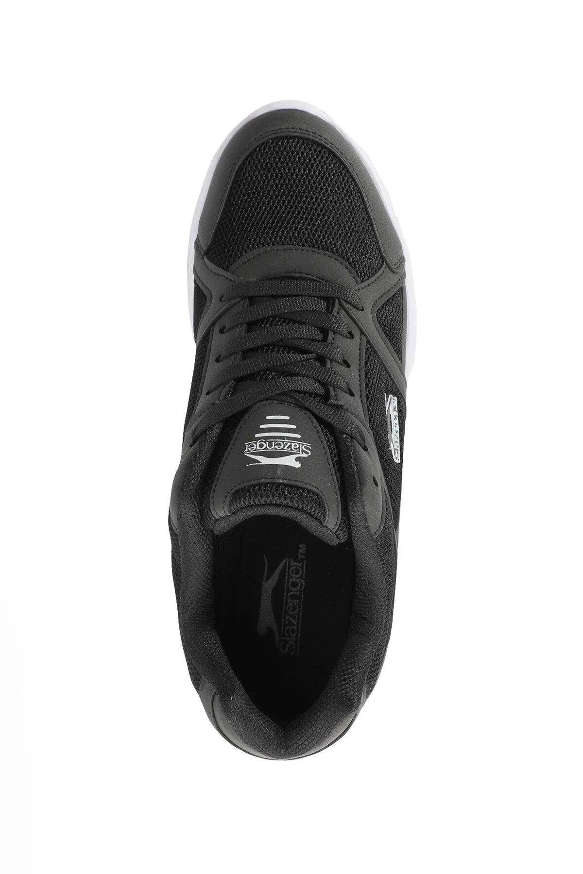 کفش پیاده روی اسلازنگر مردانه چرم مصنوعی مشکی  راسته      اسپرت | Slazenger BBU65891 TR - تصویر 4