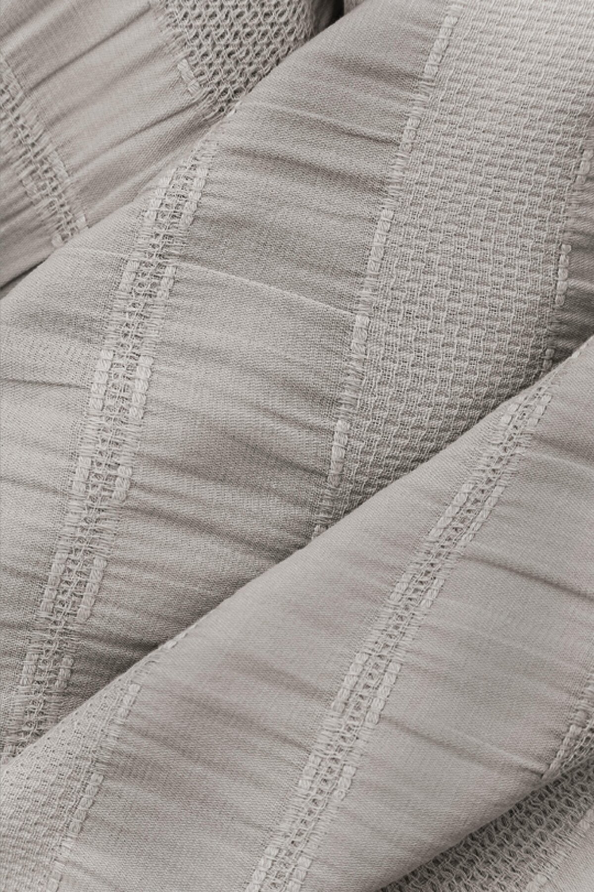 River Storm %100 Pamuklu Fitted Çarşaflı Çift Kişilik Pike Takımı 230x250 cm 2