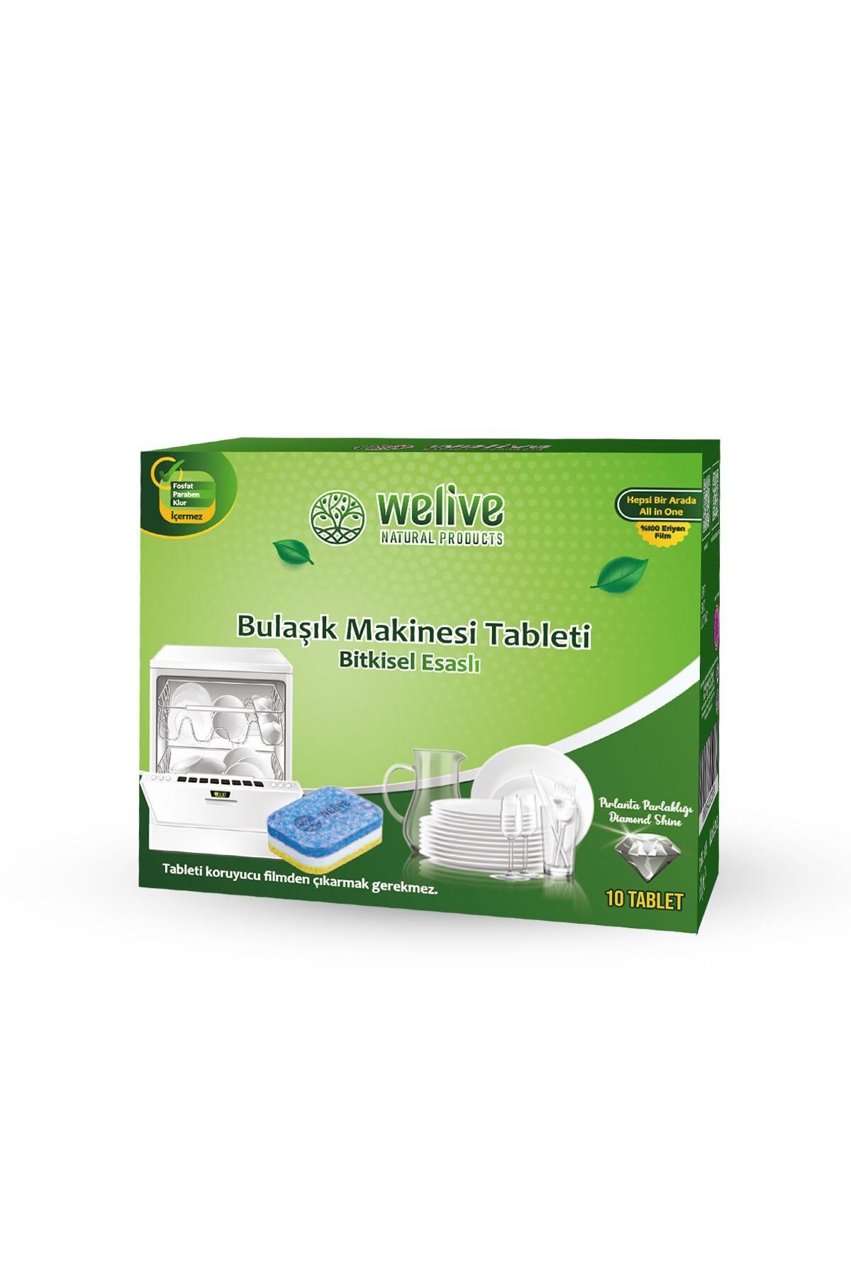 Welive BULAŞIK YIKAMA TABLETİ 10’LU