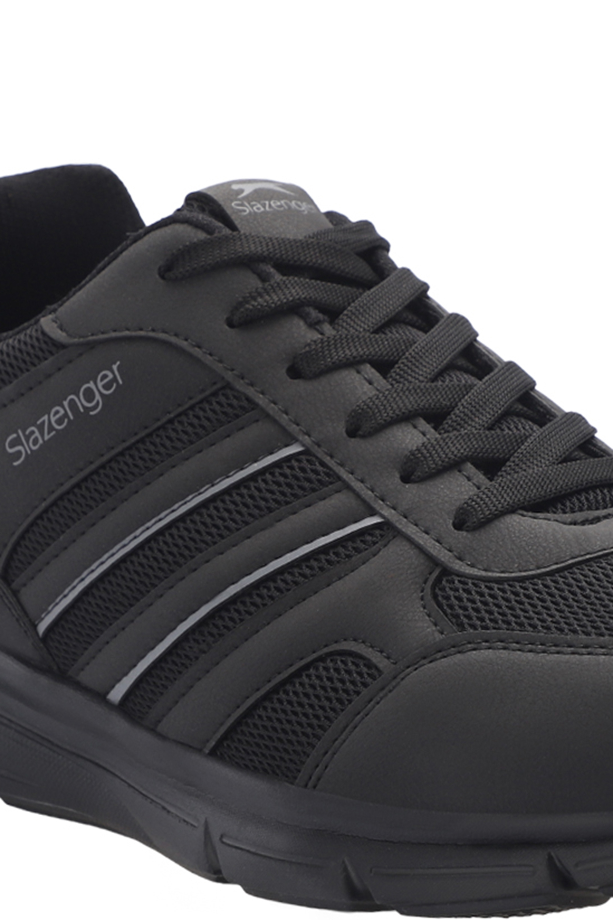 کفش اسنیکر اسلازنگر مردانه پارچه مشکی Big size/سایز بزرگ راسته      اسپرت | Slazenger SA14RE180 TR - تصویر 4
