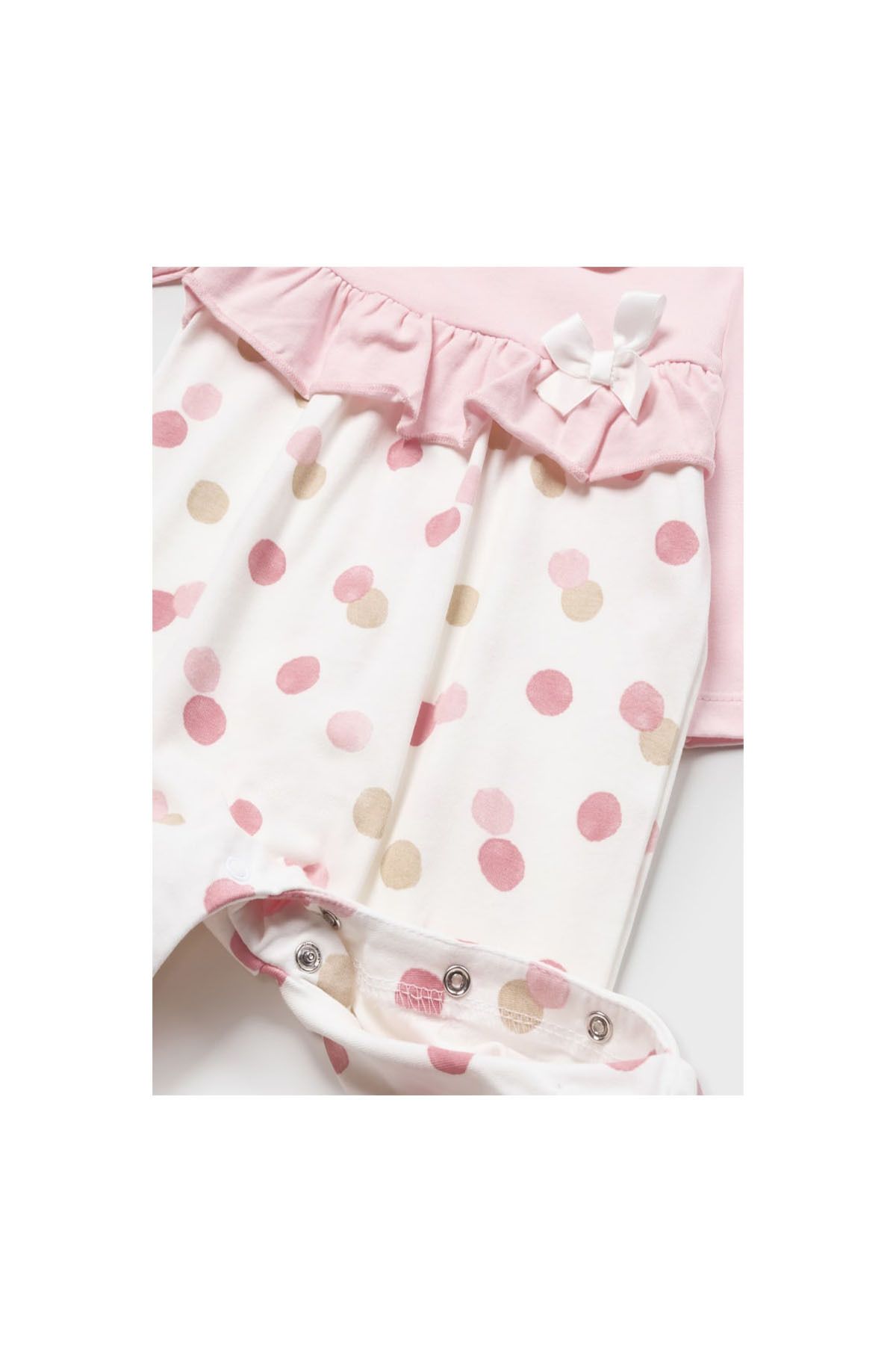 MAYORAL-Pink Patterned Jumpsuit Set of 2 4