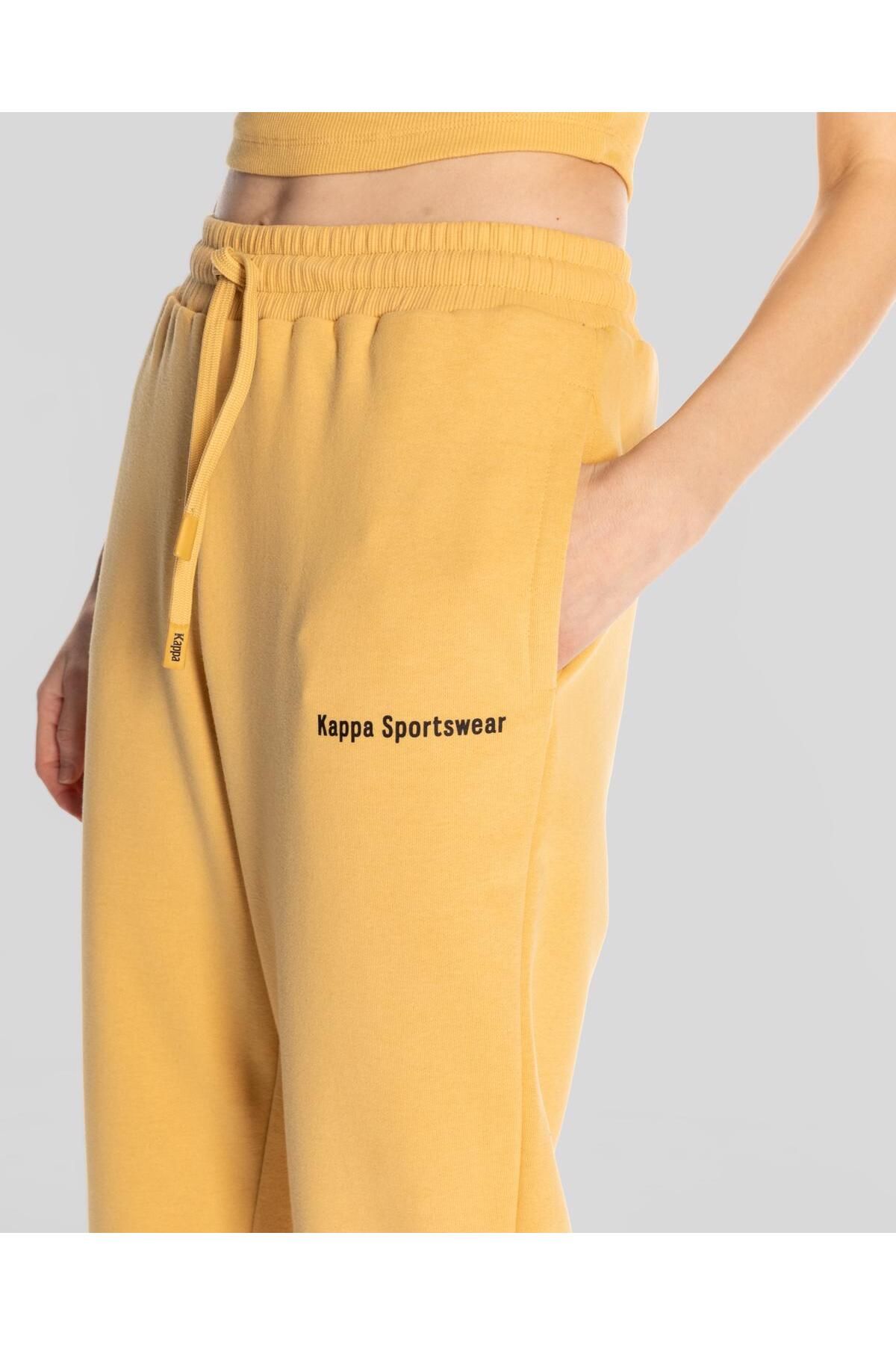 Kappa Authentic Jessa Jogger Wmn Women s Beige Regular Fit Sweatpants Trendyol