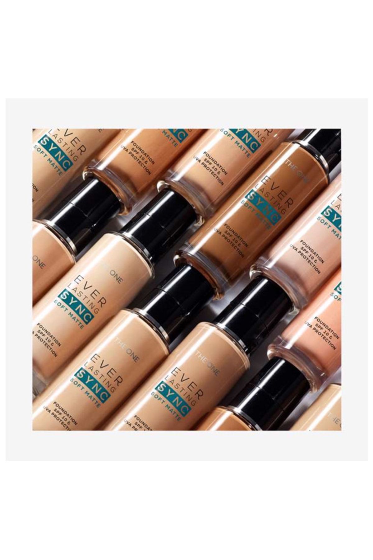 Oriflame-The One Everlasting Sync Soft Water and Flow Resistant UVA Protection Matte Foundation 10 SPF 3