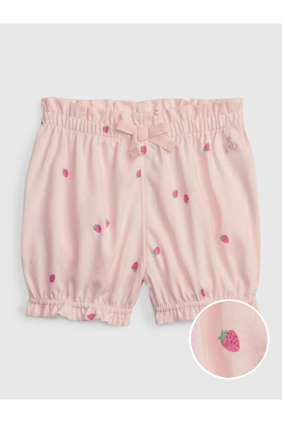 GAP Baby Girl Розовые шорты без застежки из 100 % органического хлопка с рисунком 600570