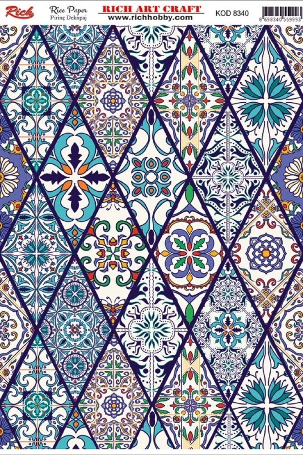 Rich-Rice Decoupage Paper Code:8340 1