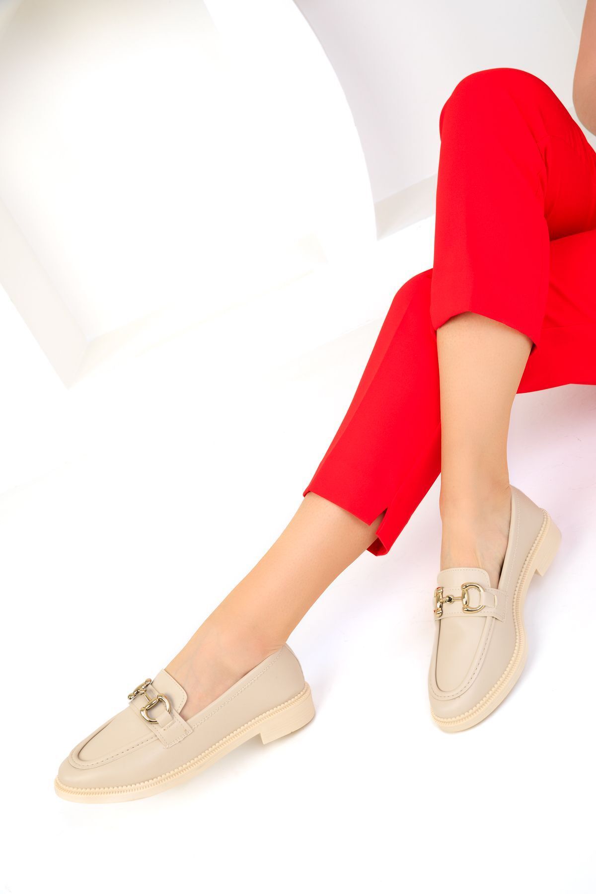 SOHO-Beige Freizeitschuhe für Damen 18338 5