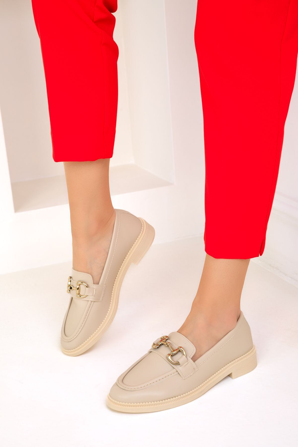 SOHO-Beige Freizeitschuhe für Damen 18338 3