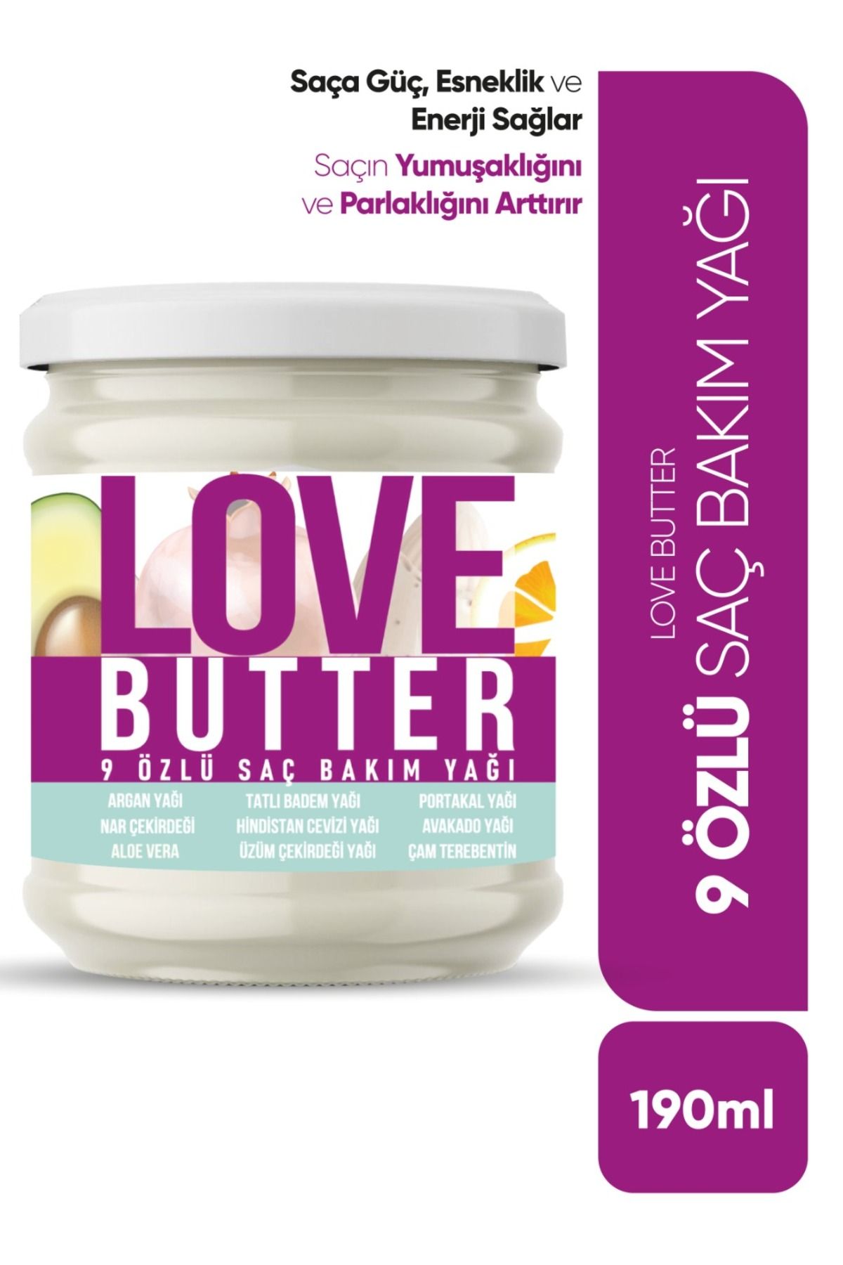 LOVE BUTTER 9 Extract Hair Care Oil Питательная и укрепляющая маска для волос HF1