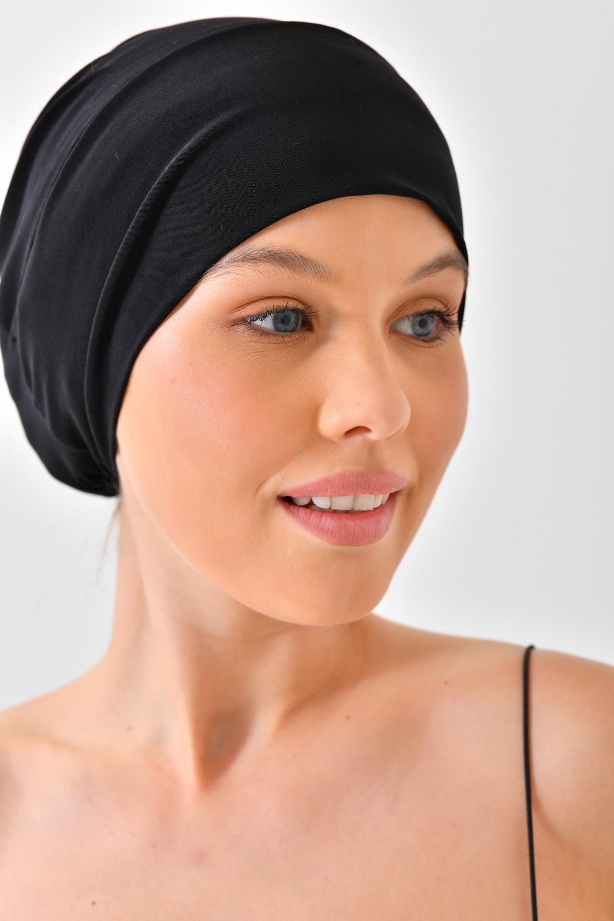 mirach-2-Pack Black Swimmer - Pool and Sea Cap Set, Flexible and Soft Lycra 3