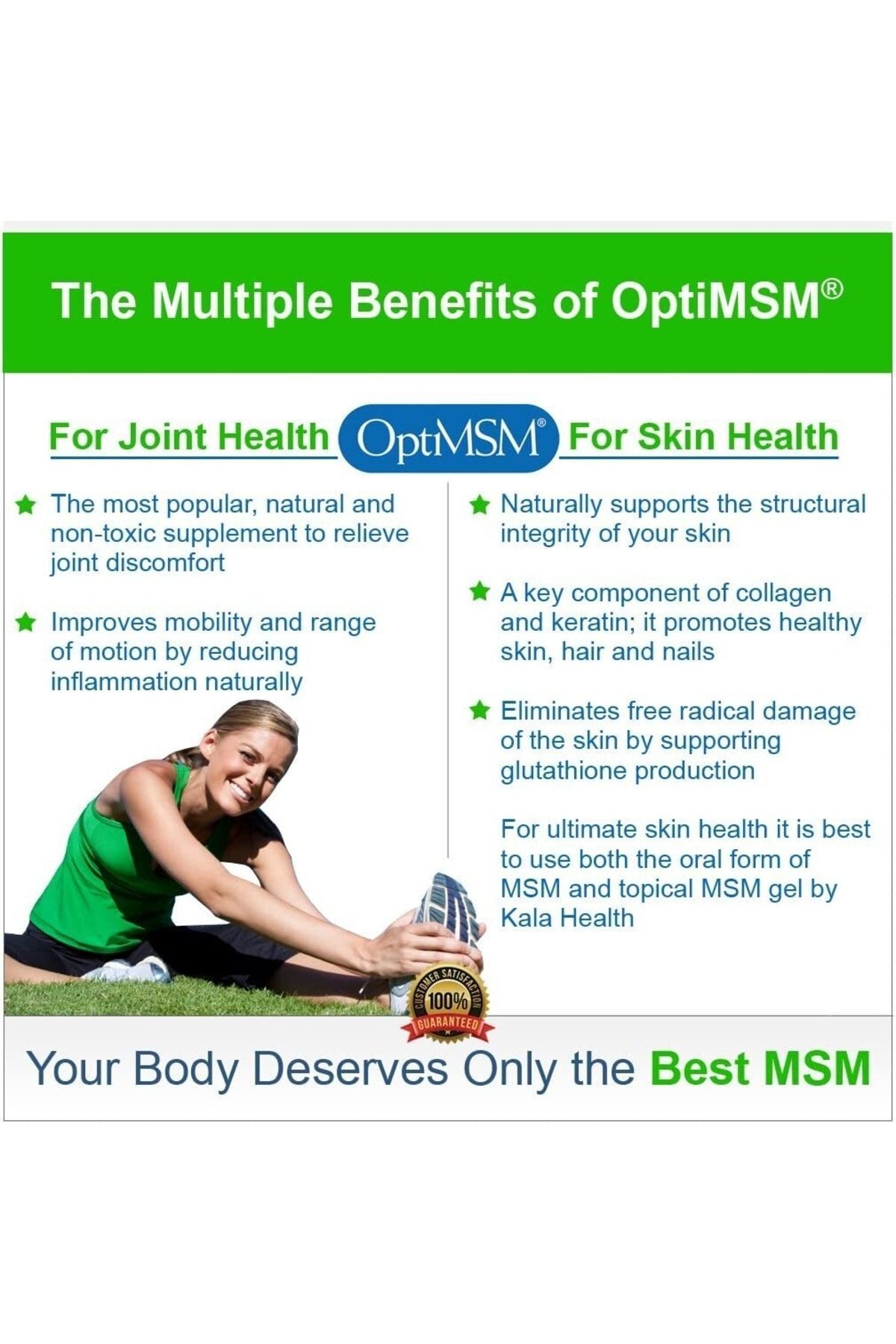 Doctor's Best-Glucosamine Chondroitin MSM - Optimsm Chloride Bone 2kcl 7