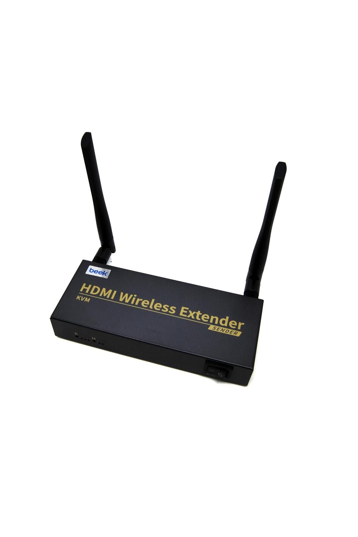 Beek-Hdmi Kvm Wireless Signal Extension Device, Transmitter (SENDER) and Receiver (RECEVER) Unit Included, 200 Me 1
