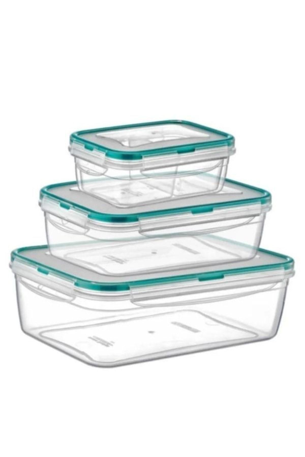Viyalente-Fresh Box Deep Rectangular Set of 3 4.4 Lt Lc-350 3